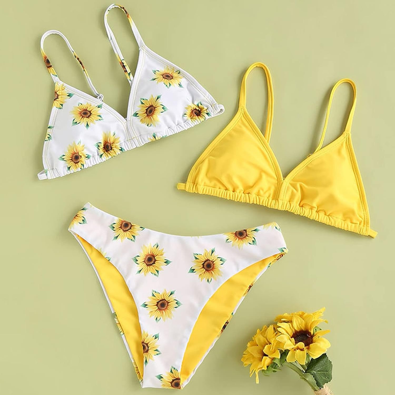monkini little girl Teen Girls Bikini Swimsuits 3 Pieces Floral Jamaica | Ubuy