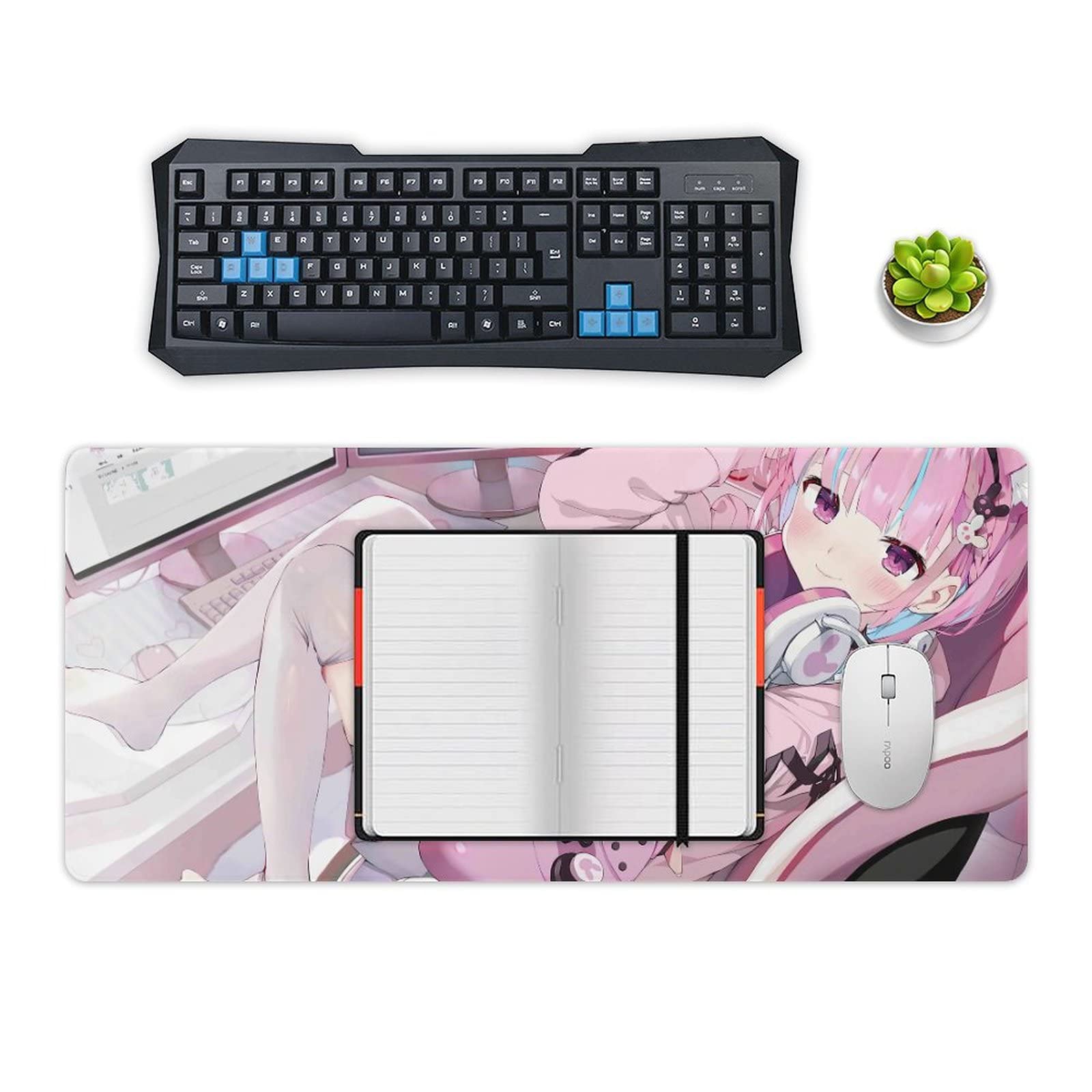 湊あくあマウスパッド(ゲーマーver) Amazon.co.jp: 大型ゲーミングマウスパッド 可愛い アニメ