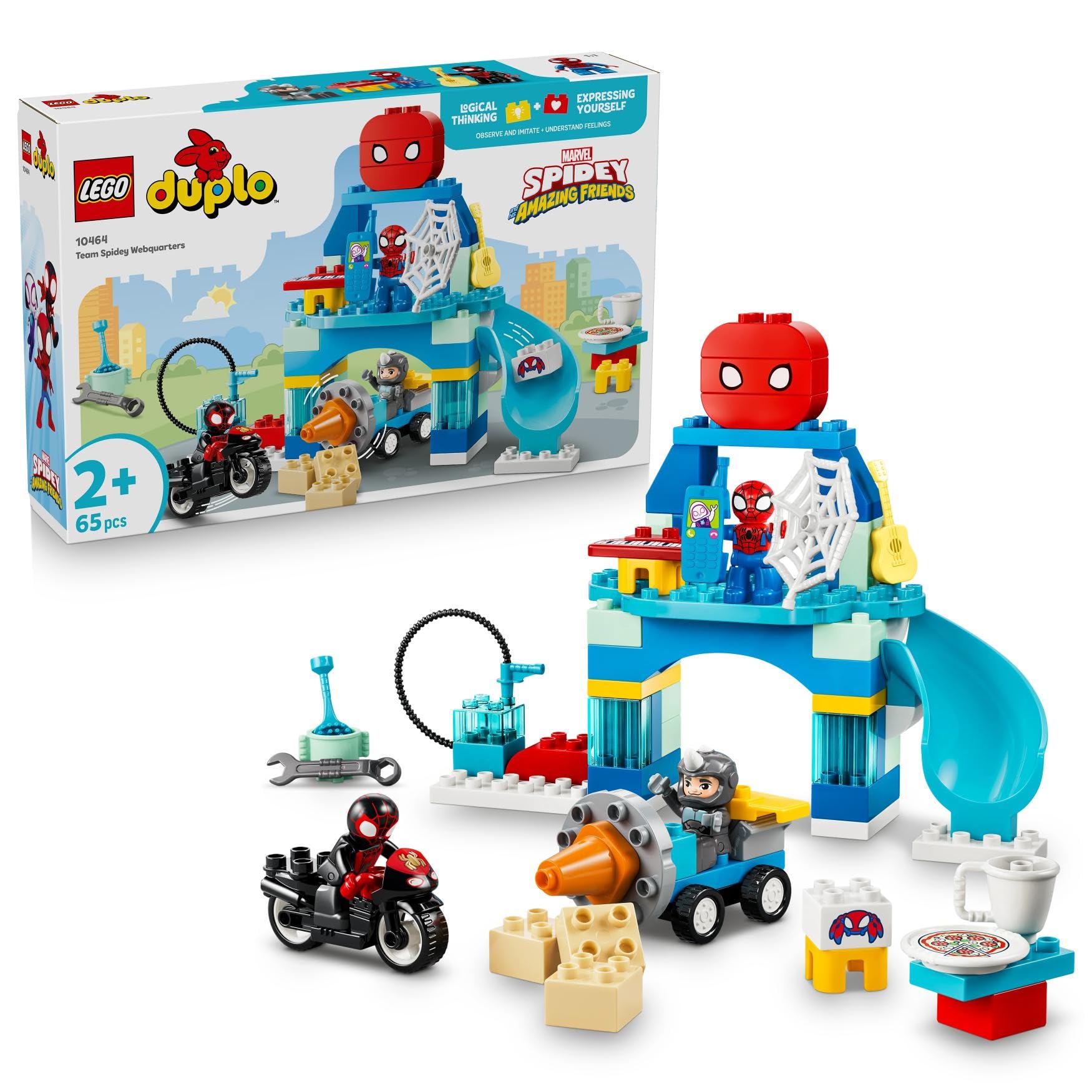 Disney Lego Duplo Marvel Team Spidey Webquarters Construction Set 10464