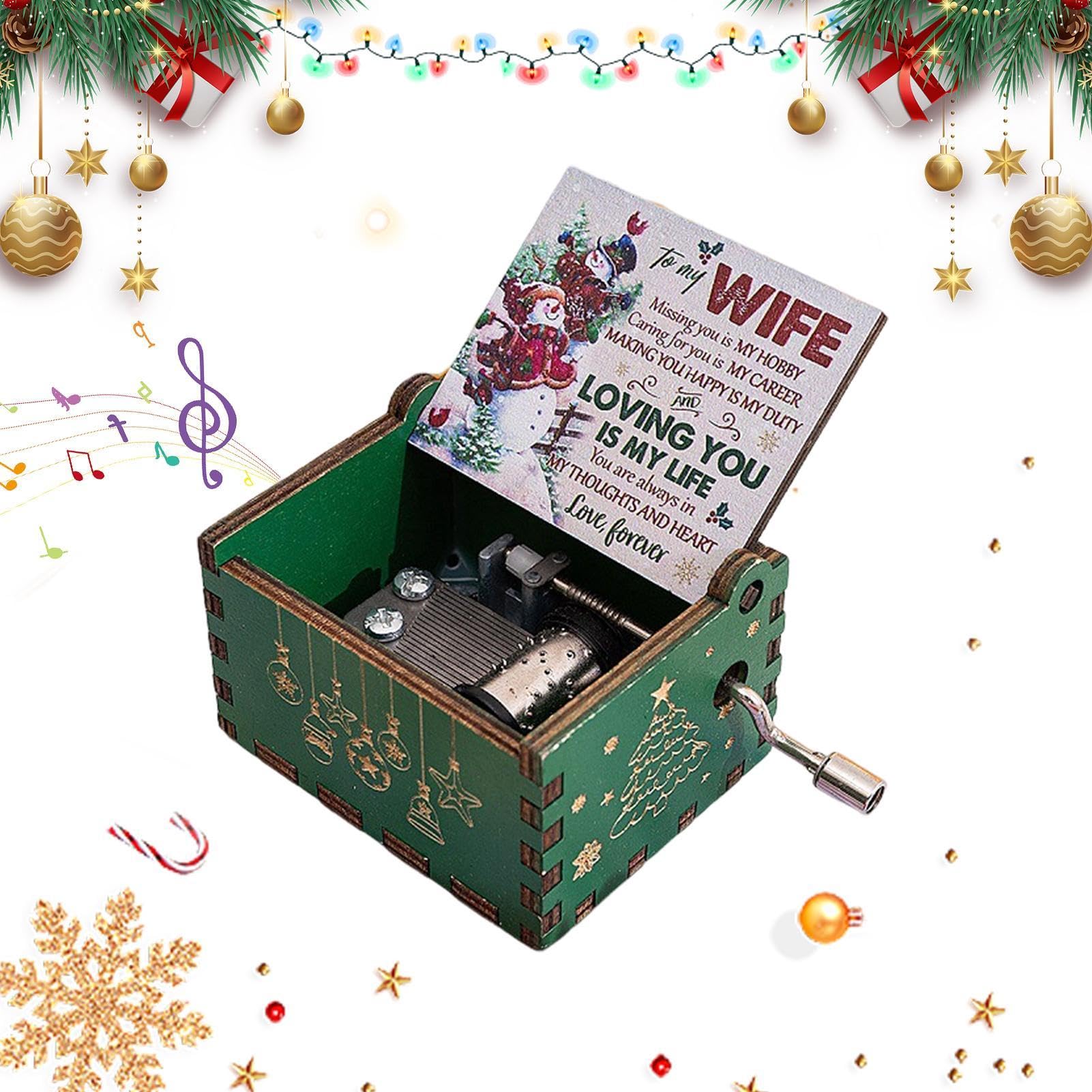 ビンテージ西ドイツETMER-DESIGN製手描クリスマスデザイン木製オルゴール Amazon.co.jp: zwxqe 手回しクリスマスオルゴール | 木彫りオルゴール