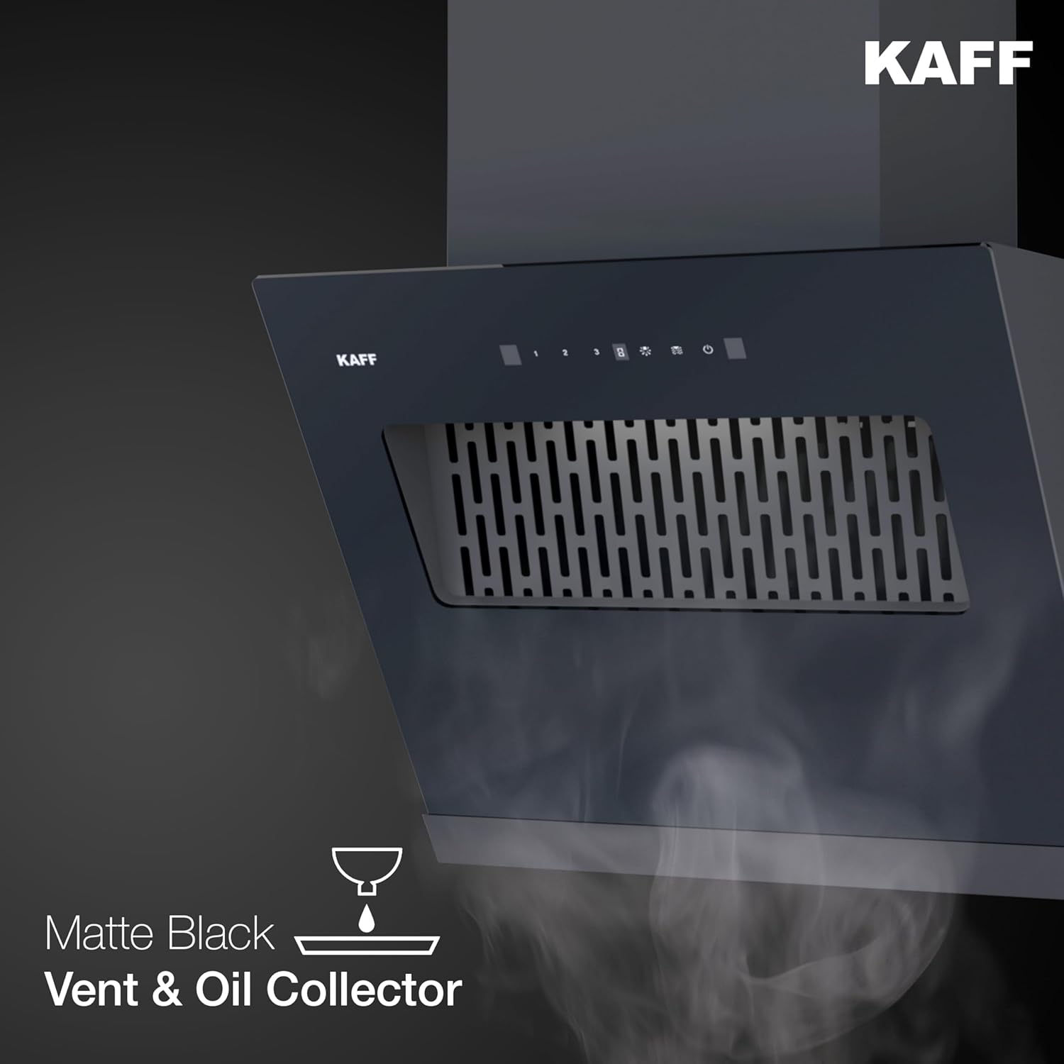 Rear view of the KAFF K-Series KES 60A Chimney showing mounting points