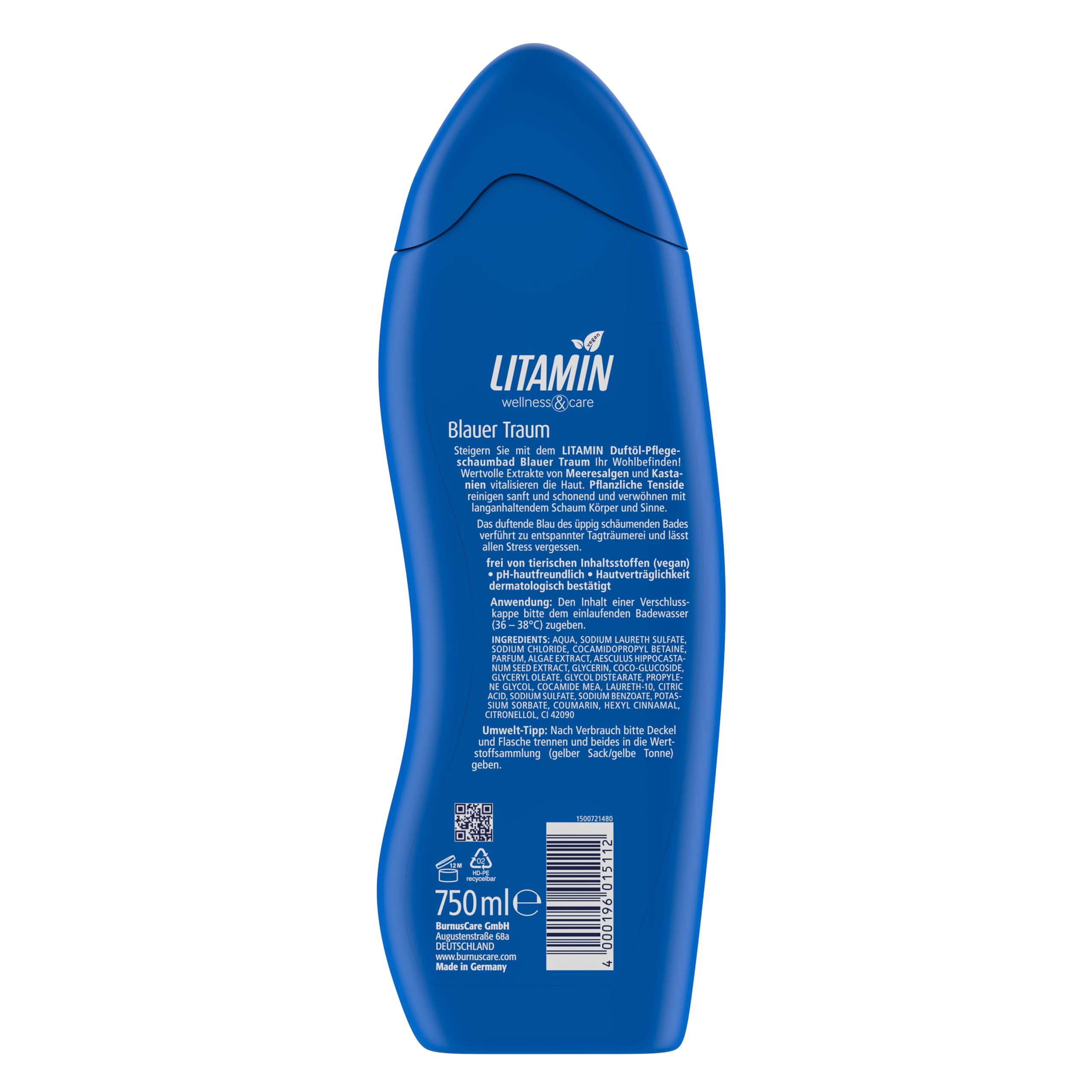 Litamin Burbuja Azul, 750 ml