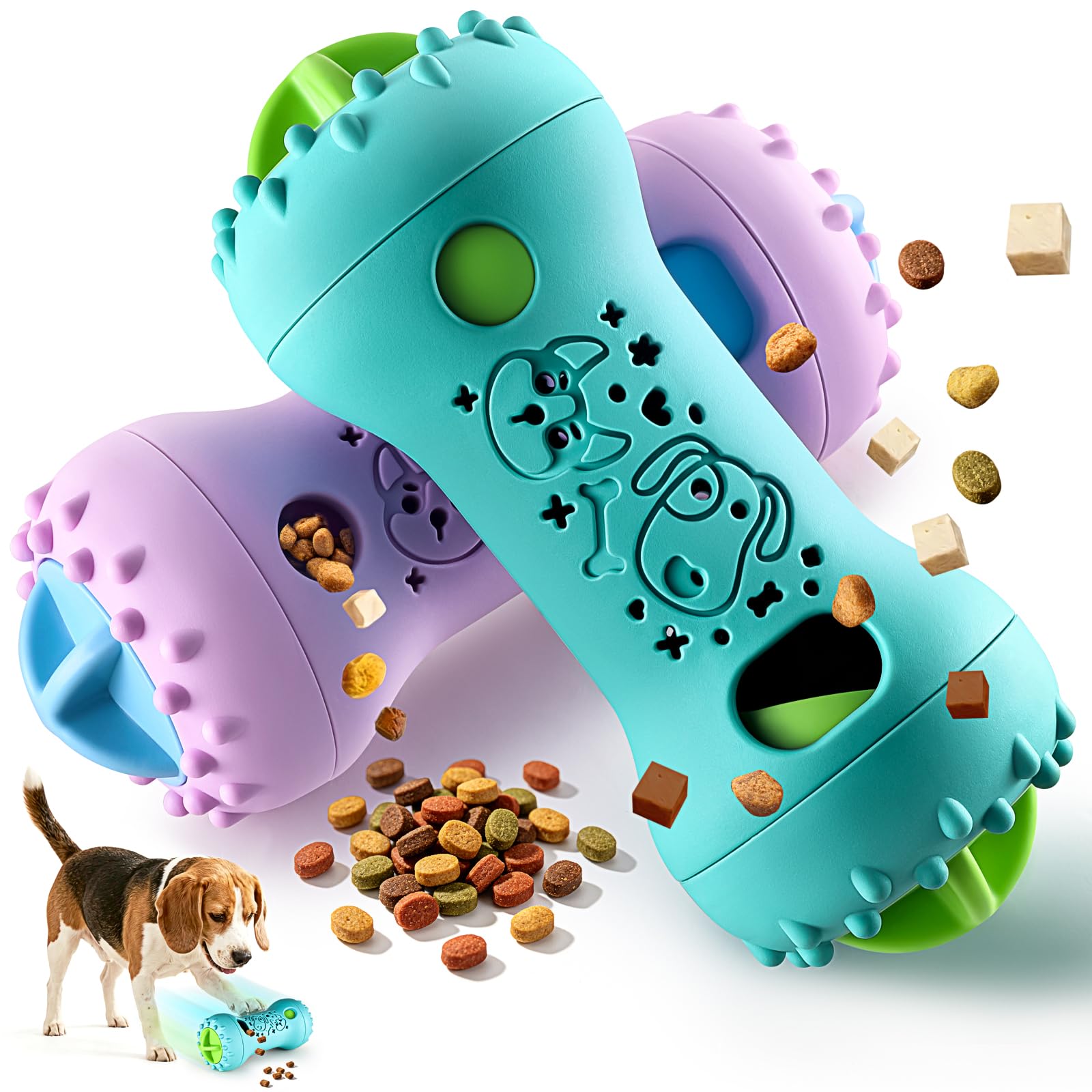 PETSTA 2-Pack Treat Dispensing Toy