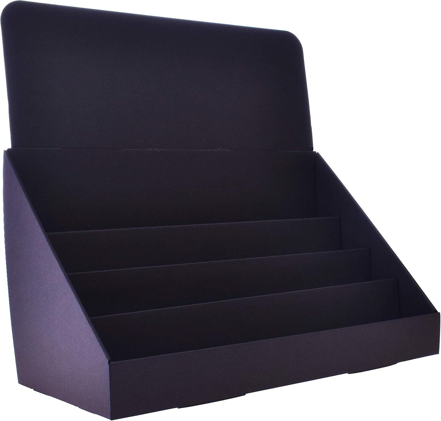 StandStore C4T18Black Preassembled, 18" Wide, 4 Tier Cardboard