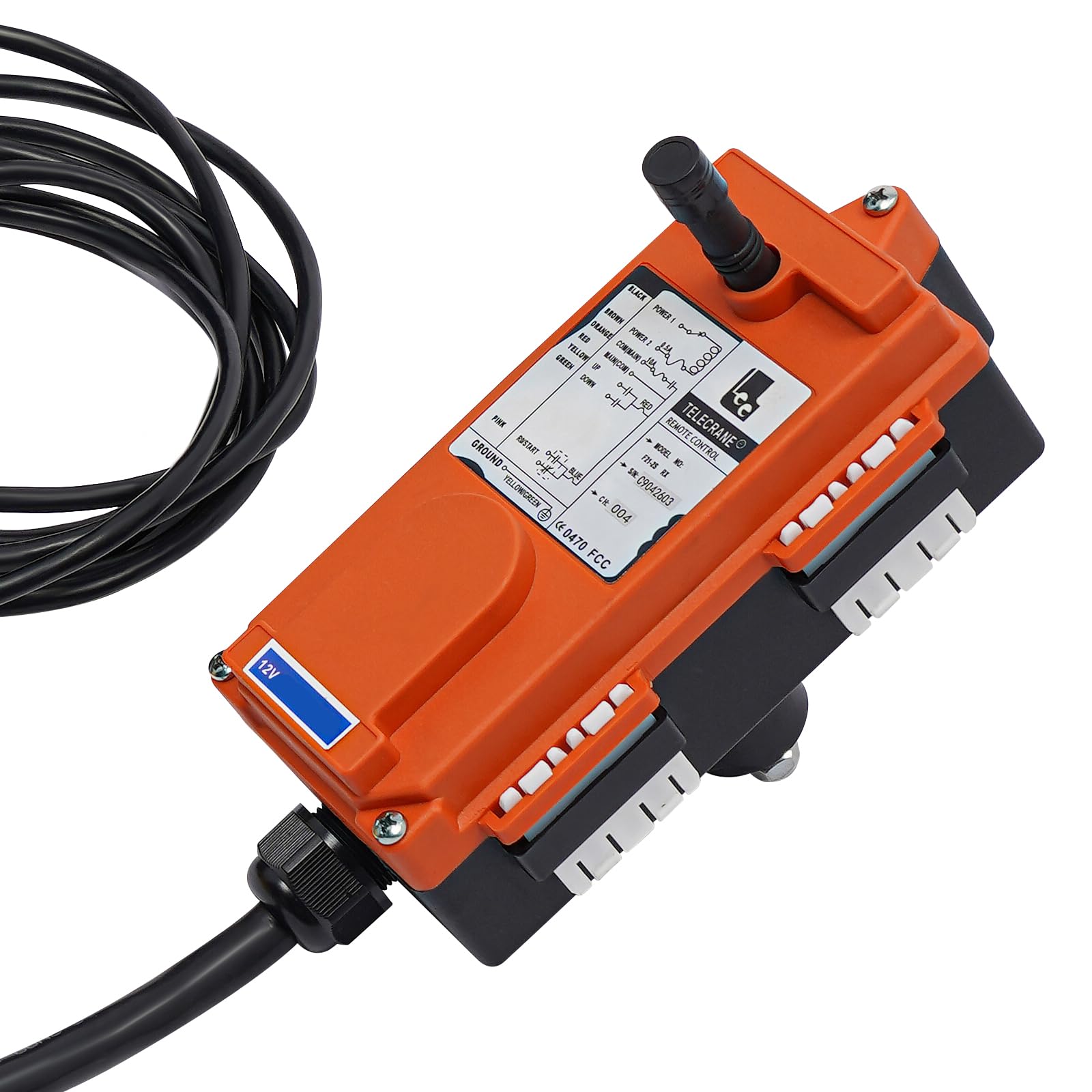 21MPA Hydraulikpumpe Doppelwirkende Hydraulikaggregat 1200W 12V Elektrohydraulik Pumpe mit Fernbedienung,hydraulik handpumpe Hydraulikzylinder für Aufzüge, Gabelstapler,8 Quart