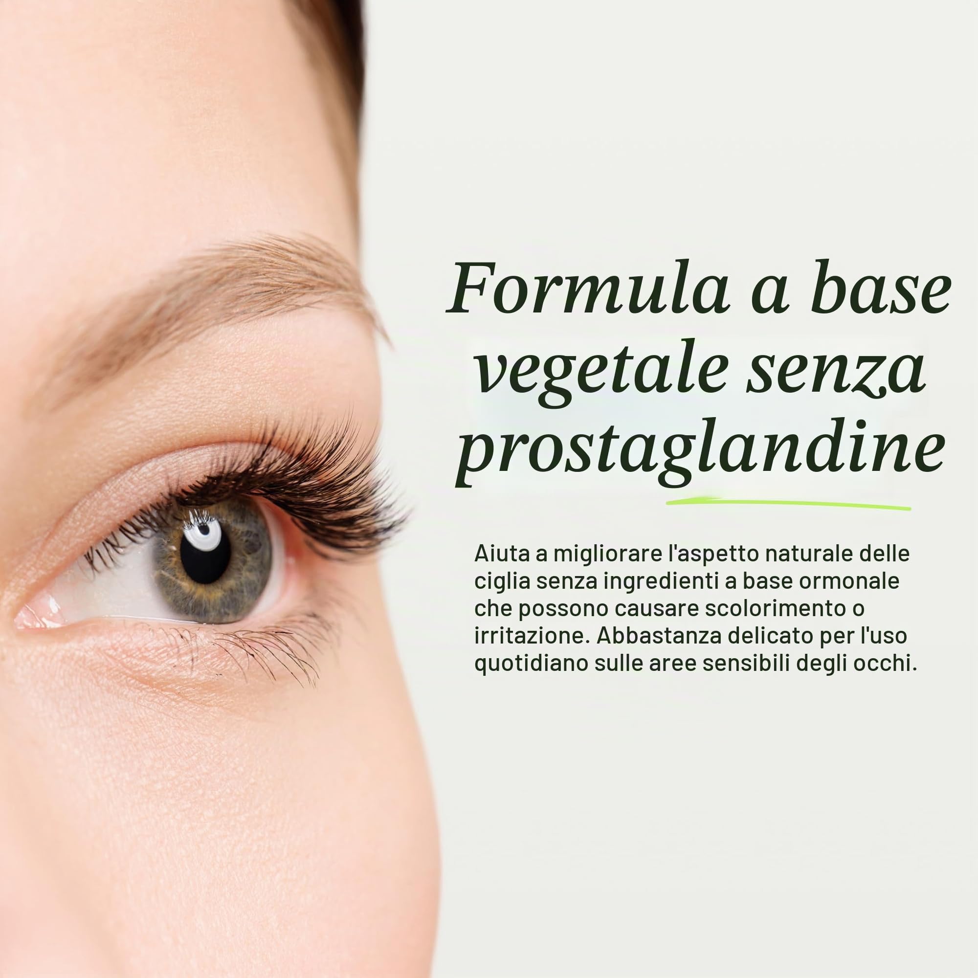 Scandinavian Biolabs Eyelash Growth Serum 6ml Eyebrow Unisex Growth Enhancer to Grow Lashes | All-Natural 100% Vegan Formula For Thicker and Longer Eyelashes For Women and Men