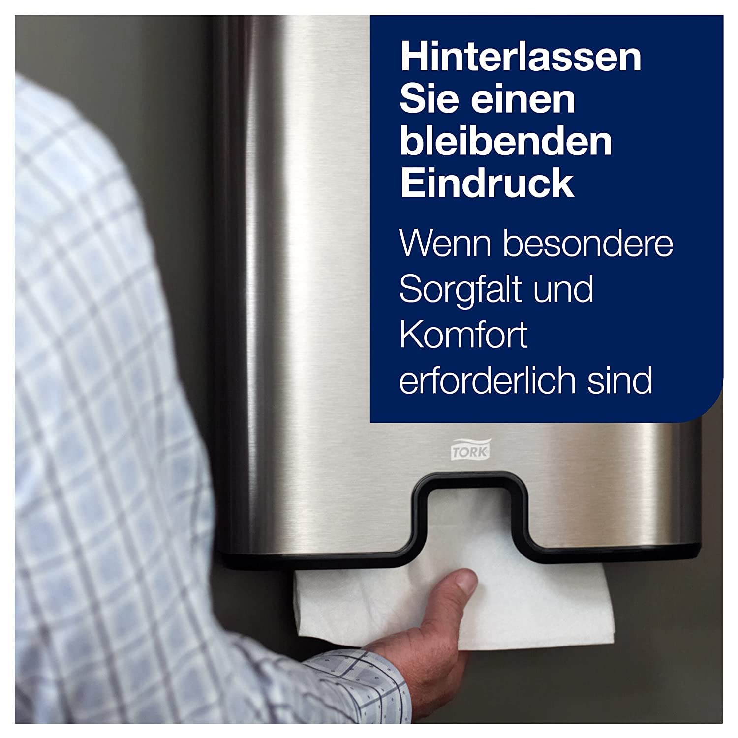 Tork Xpress extra weiche Multifold Papierhandtücher 600297 - H2 Premium Falthandtücher für Handtuchspender - extra weich und saugfähig – Bild 7