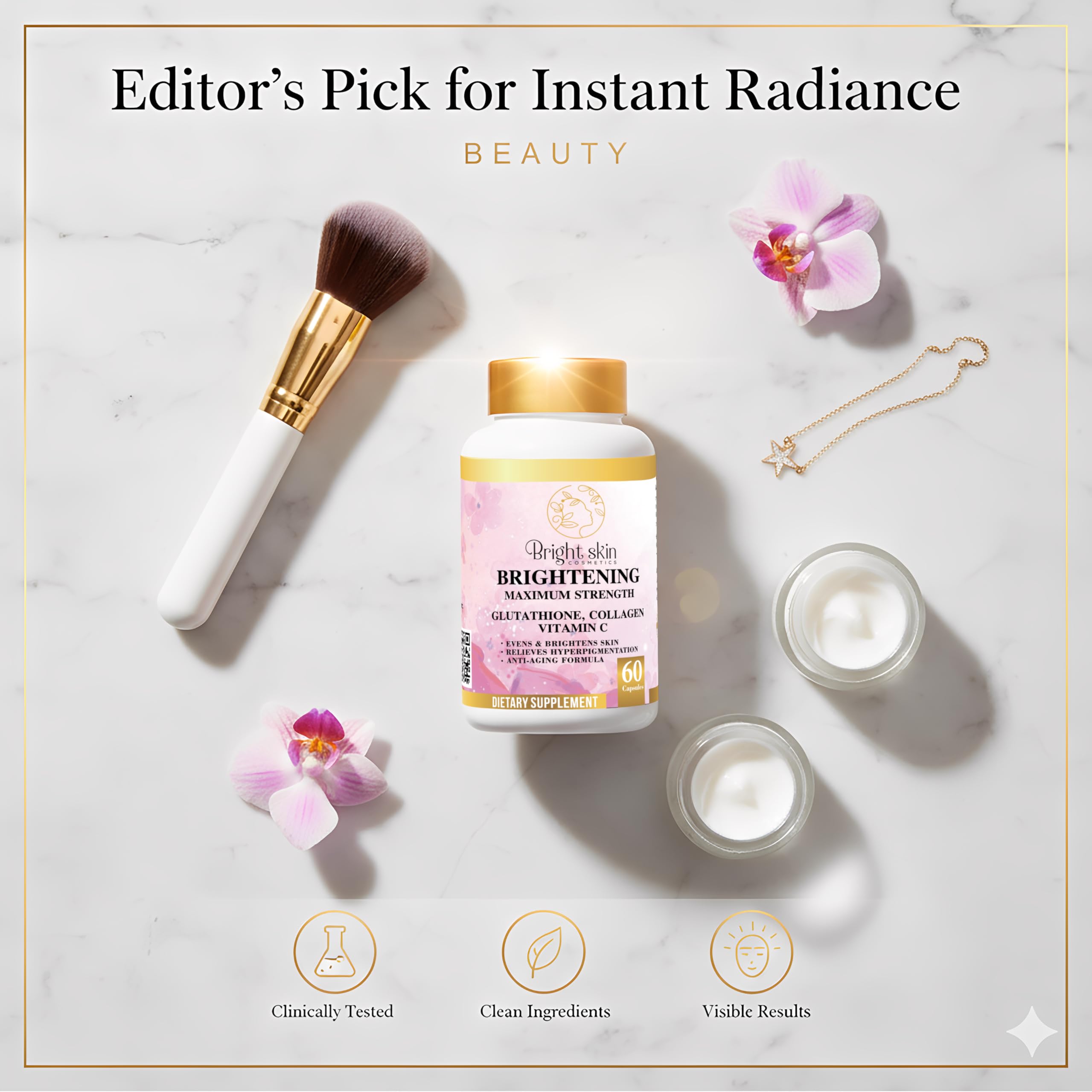 glutathione in cosmetics Glutathione and Vitamin C face cream is a potent brightening, anti-aging,  and moisturizing formula designed to reduce dark spots, acne scars,  hyperpigmentation, and uneven skin tone. Price GHC200.00 kindly reach out on main image 1