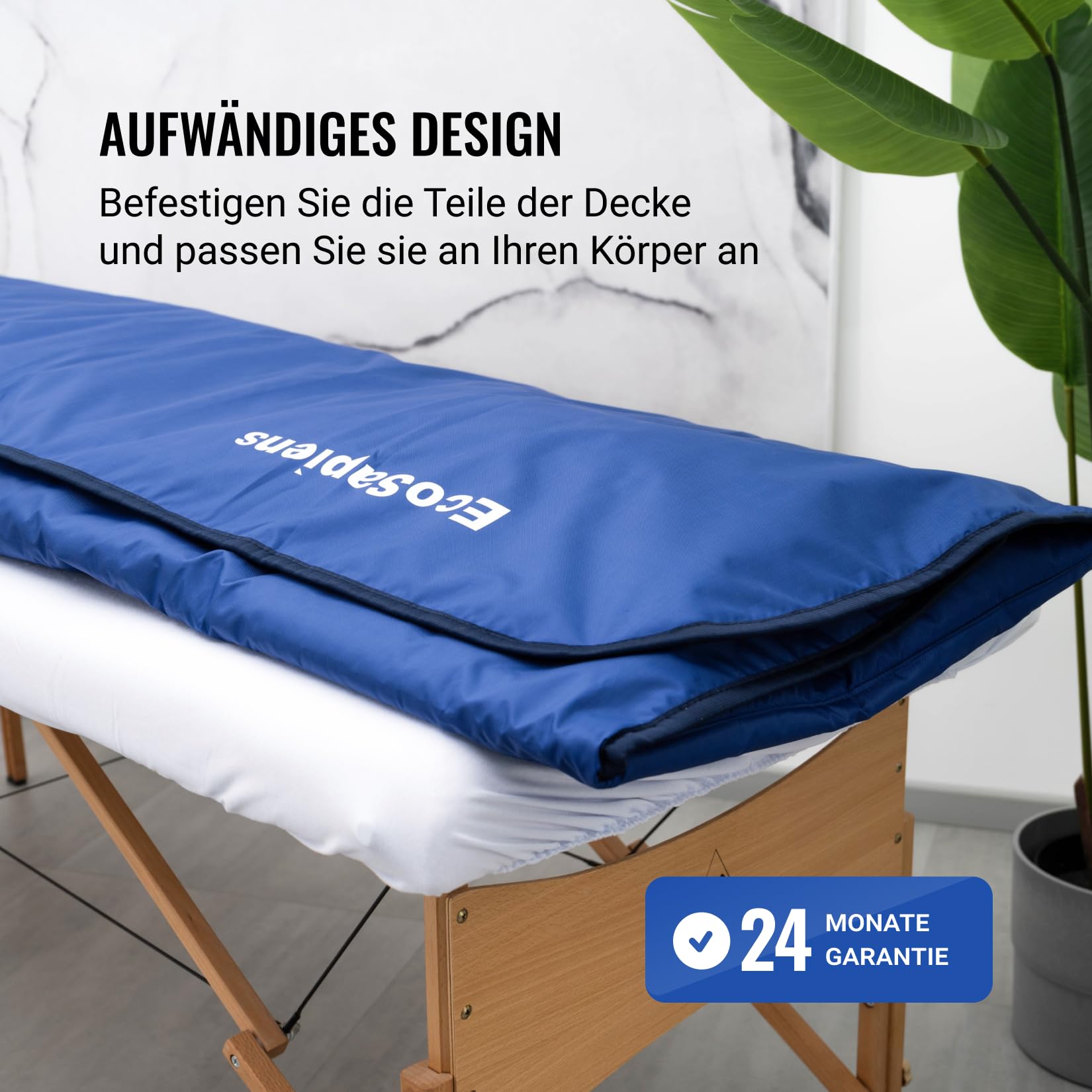 Manta de SPA de Infrarrojos 180x220 cm, 2 Zonas, con Mando a Distancia – SPA Portátil para Detox, Fitness, Antienvejecimiento y Terapia de Infrarrojos