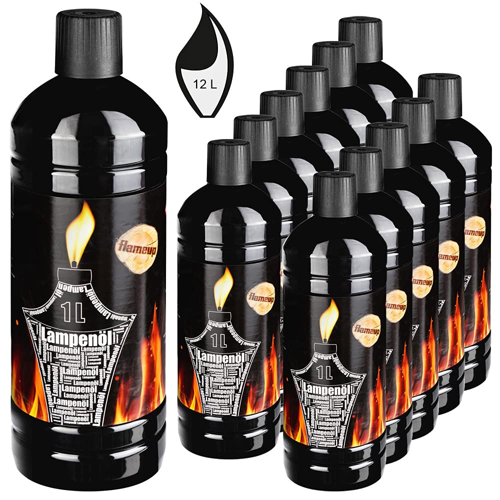 Aceite para la Lámpara Neutro Claro Lámpara Antorcha Linterna 1-24 Litro, Número:12 L