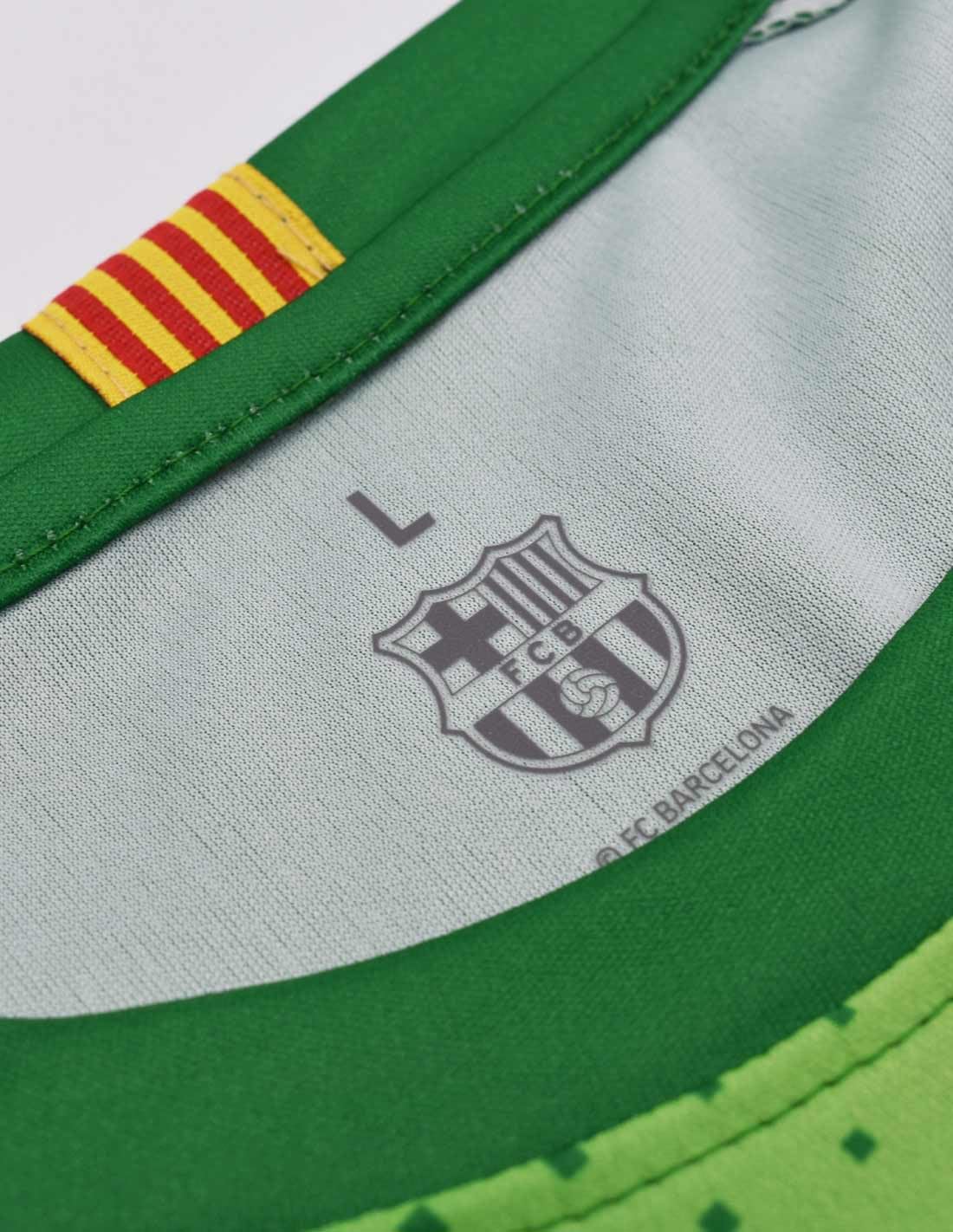 FC Barcelona Equipación de Portero Niños Temporada 25/26 Conjunto Equipación porteros FCB Unisex niños (Pack de 1)