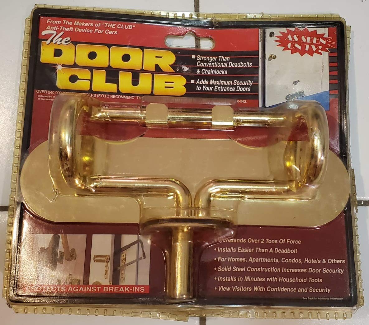 The Club Model 20- The Door Club (Brass)