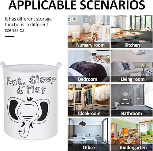 Miniatura 187 de Cesta plegable para ropa sucia en el dormitorio, impermeable, para baño, bolsa grande de lavandería en dormitorio universitario, guardarropa, sala