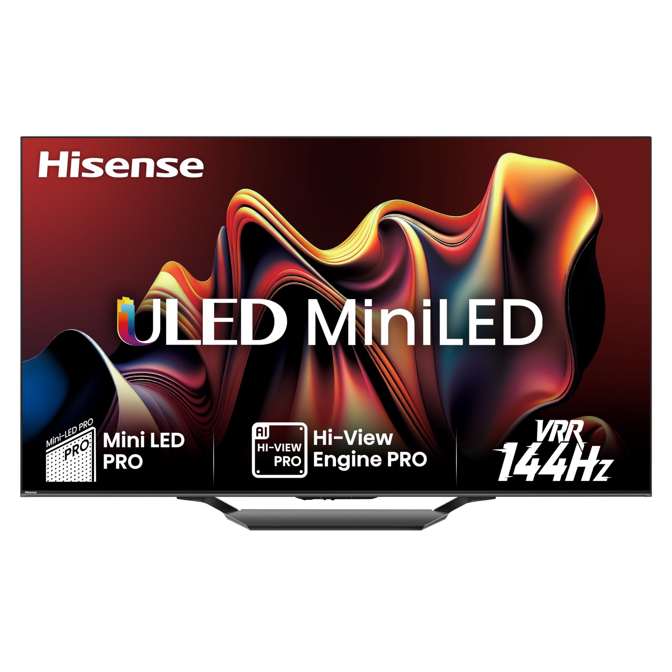 Hisense TV 55" Mini-LED 4K 55U72NQ, Smart TV VIDAA U7, Dolby Vision IQ, HDR 10+ Adaptive, 144Hz Game Mode PRO, Alexa Built-in, VIDAA Voice, Tuner DVB-T2/S2 HEVC 10, lativù 4K 55 Pollici MiniLED 144Hz U72NQ