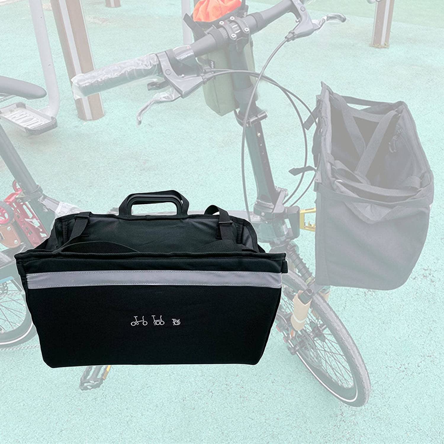 Amazon.co.jp: ブロンプトングアクセサリー用折りたたみ自転車フロント