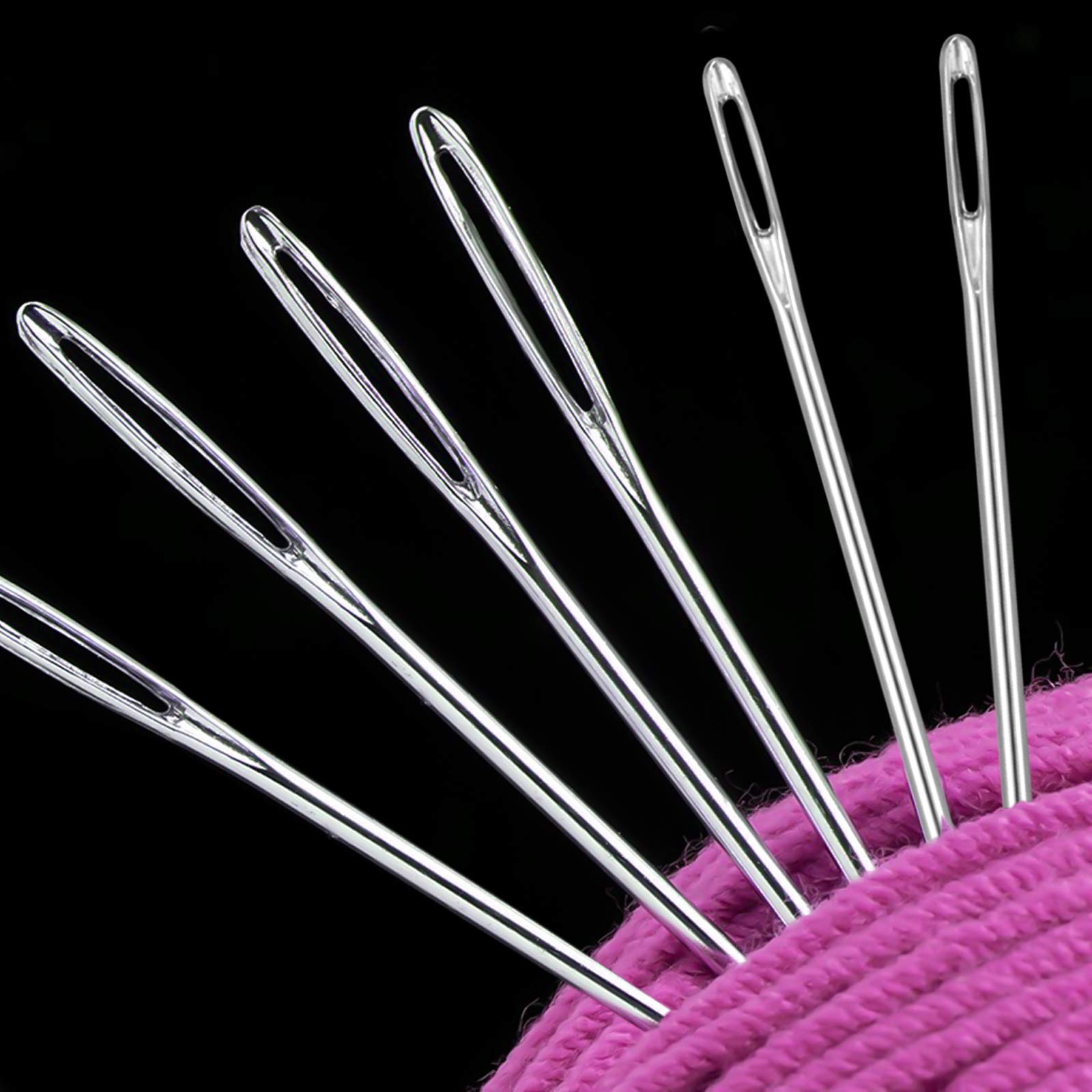 SET DI AGHI in pelle 23 pezzi, 7 dimensioni Aghi per cucire a mano in pelle, agh