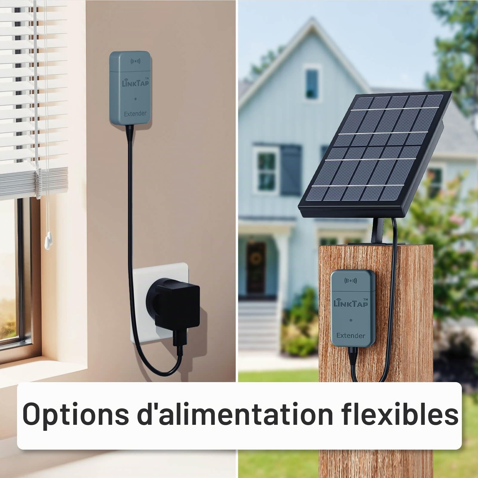 LinkTap Répétiteur Zigbee, Non Compatible avec Systèmes Tiers | Étend la Couverture pour Grand Jardin et Terrain Complexe, Étanche Intérieur/Extérieur, Nécessite Gateway LinkTap