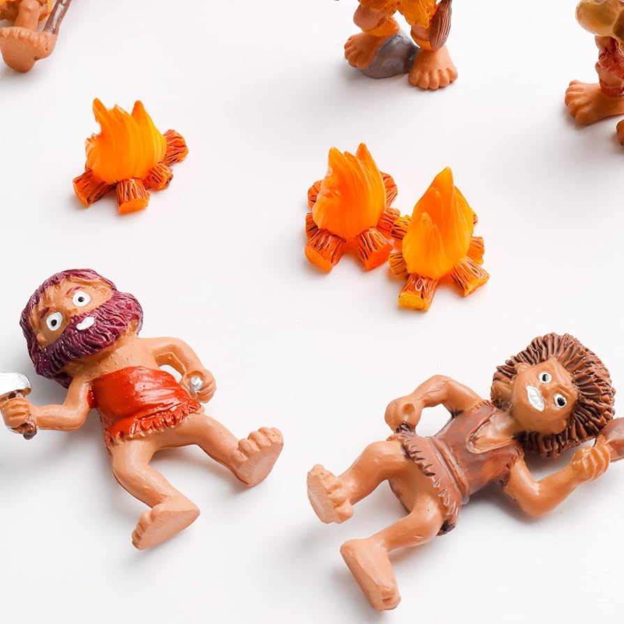 Amazon.co.jp: 9ピース リアルな原始人間のキャンプファイヤー