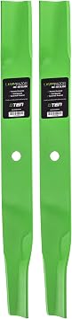 8TEN LawnRAZOR Mower Blade for Exmark Toro 110-6568-03 High-Lift 2-Pack | Fits Exmark Toro TimeCutter, Z4200 & Z4220, for 42 Inch Deck