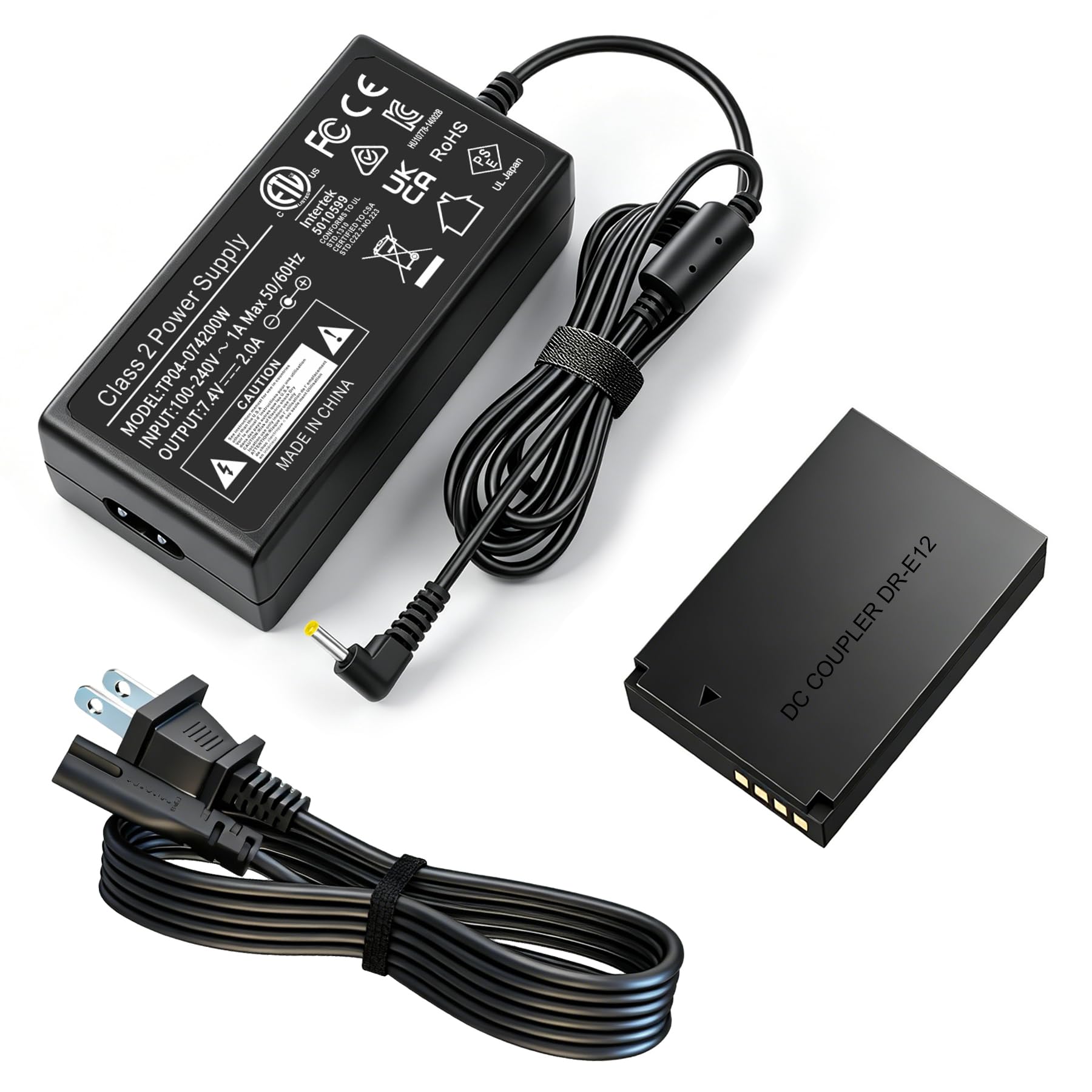 Amazon.com : HY1C ACK-E12 AC Power Adapter/DR-E12 DC Coupler Dummy