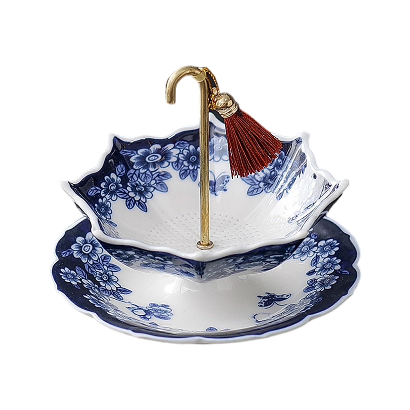 Passoire à thé en porcelaine pour savourer un thé en vrac sans résidus de feuilles