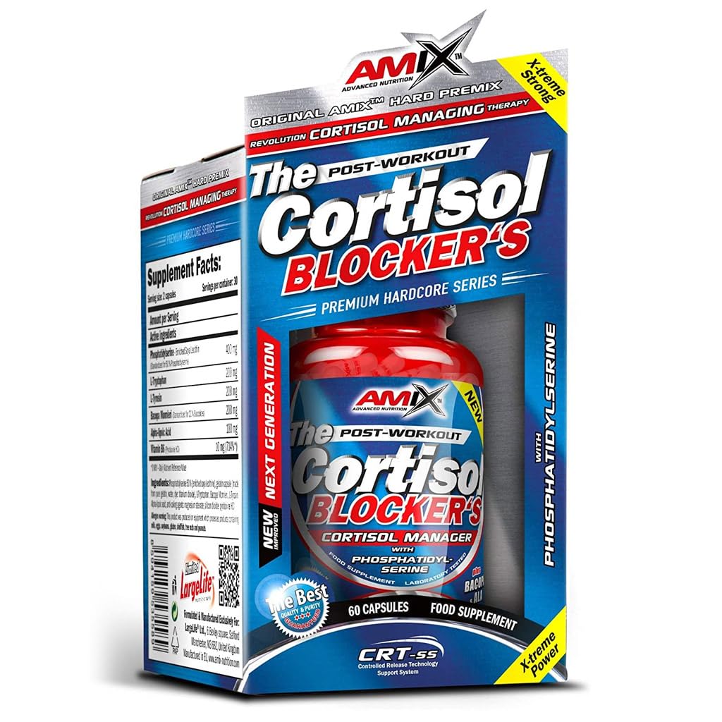 Amix The Cortisol Blocker´S 60 Caps Es Un Producto Basado En Una CombinacióN Del Reconocido FosfolíPidofosfatidilserina Y De Extracto De Bacopa Monnieri.-image