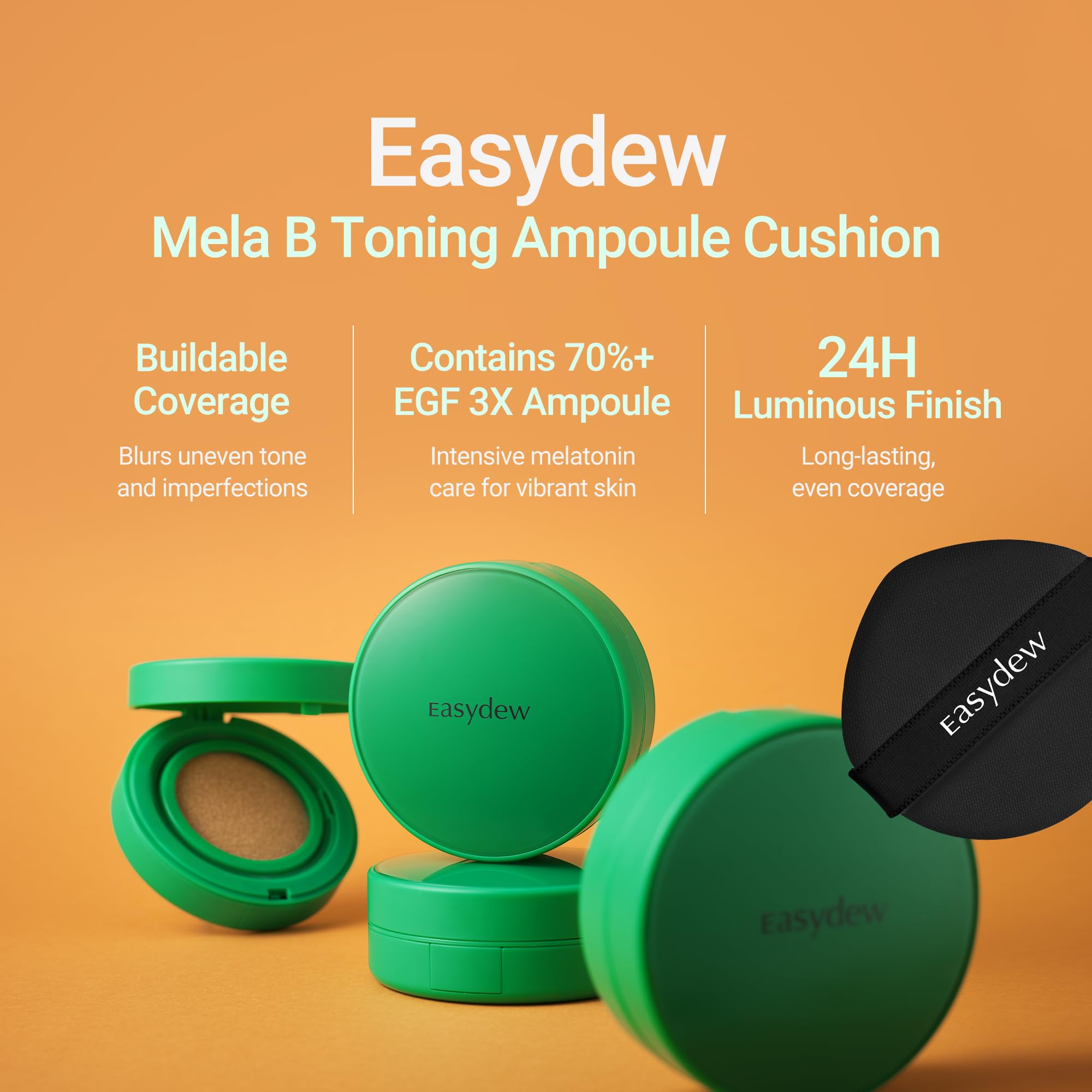 Easydew Mela B Toning Ampoule Cushion Foundation Refill