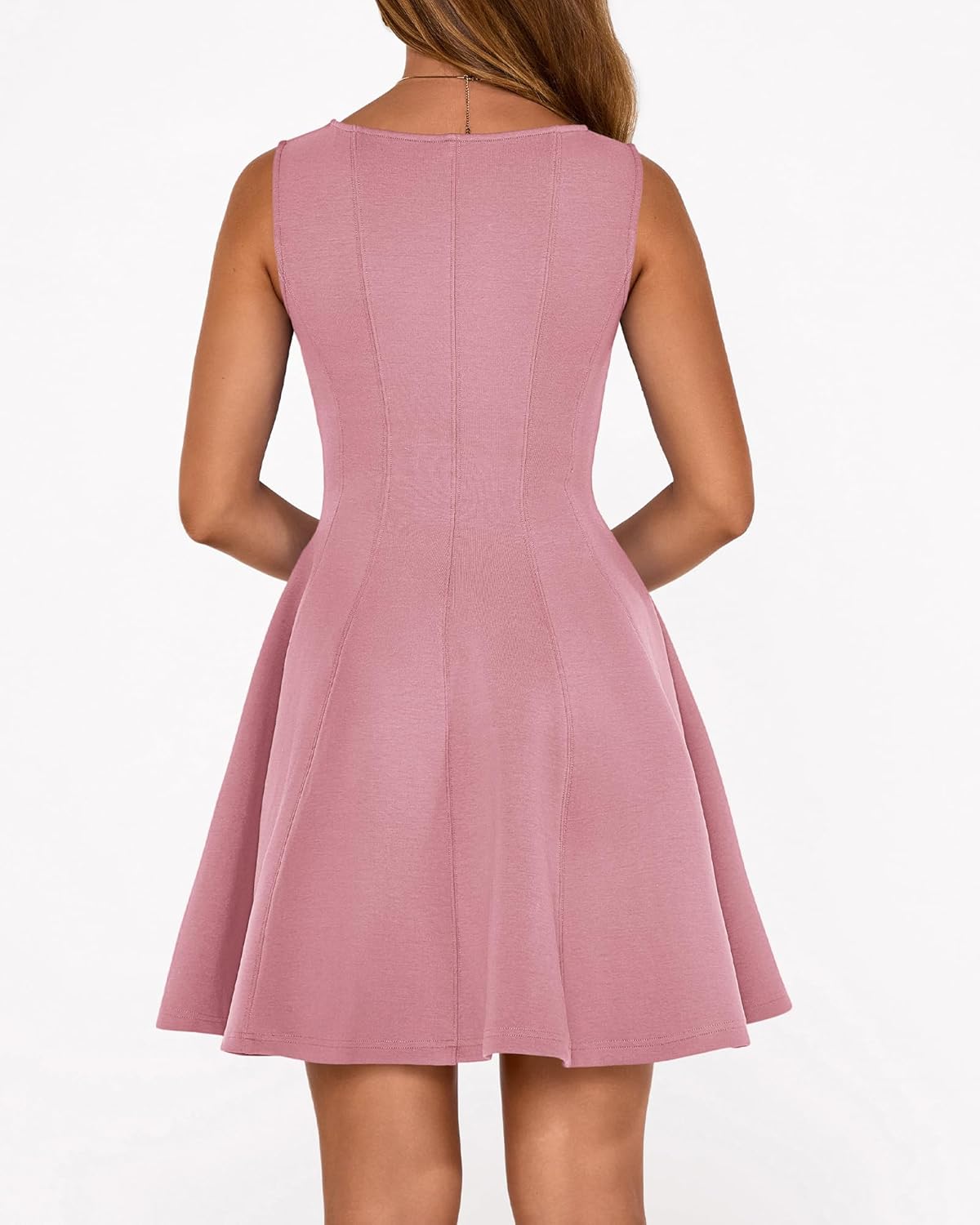 BTFBM Spring Dresses for Women 2026 Elegant Classy A Line Casual Graduation Business Work Party Cocktail Short Dress - Image 2