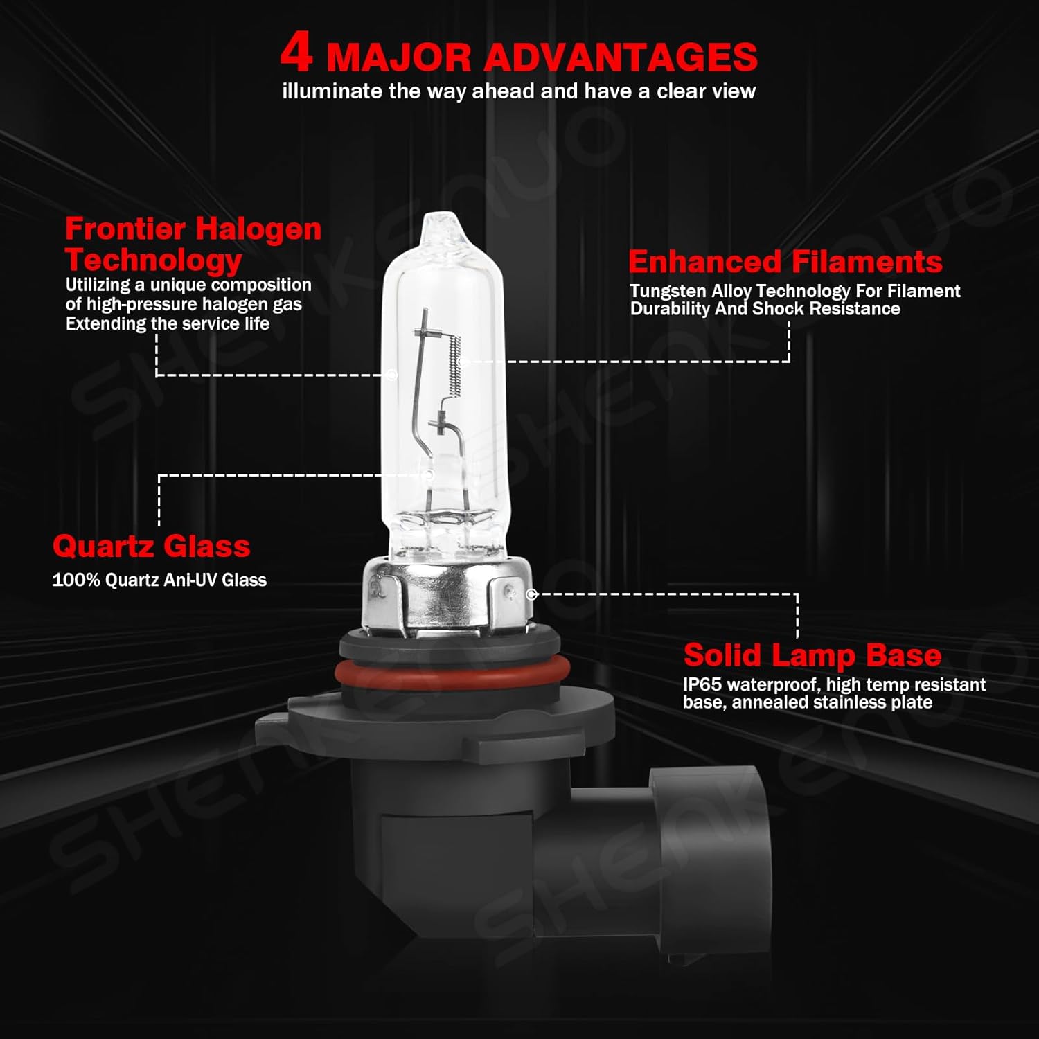 Fit for Outback 2010-2014 Halogen Headlight Bulbs,9005 High Beam + H7 Low Beam + H11 Fog Light Halogen Light Bulb Combo Replcement Bulb Kit, Plug and Play,Warm White,Pack of 6