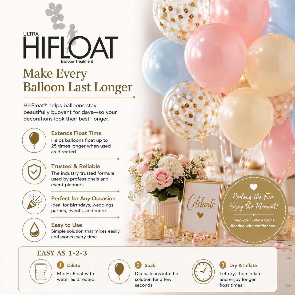 Company Ultra Hi-Float Balloon 96 oz Multicolor product thumbnail 7