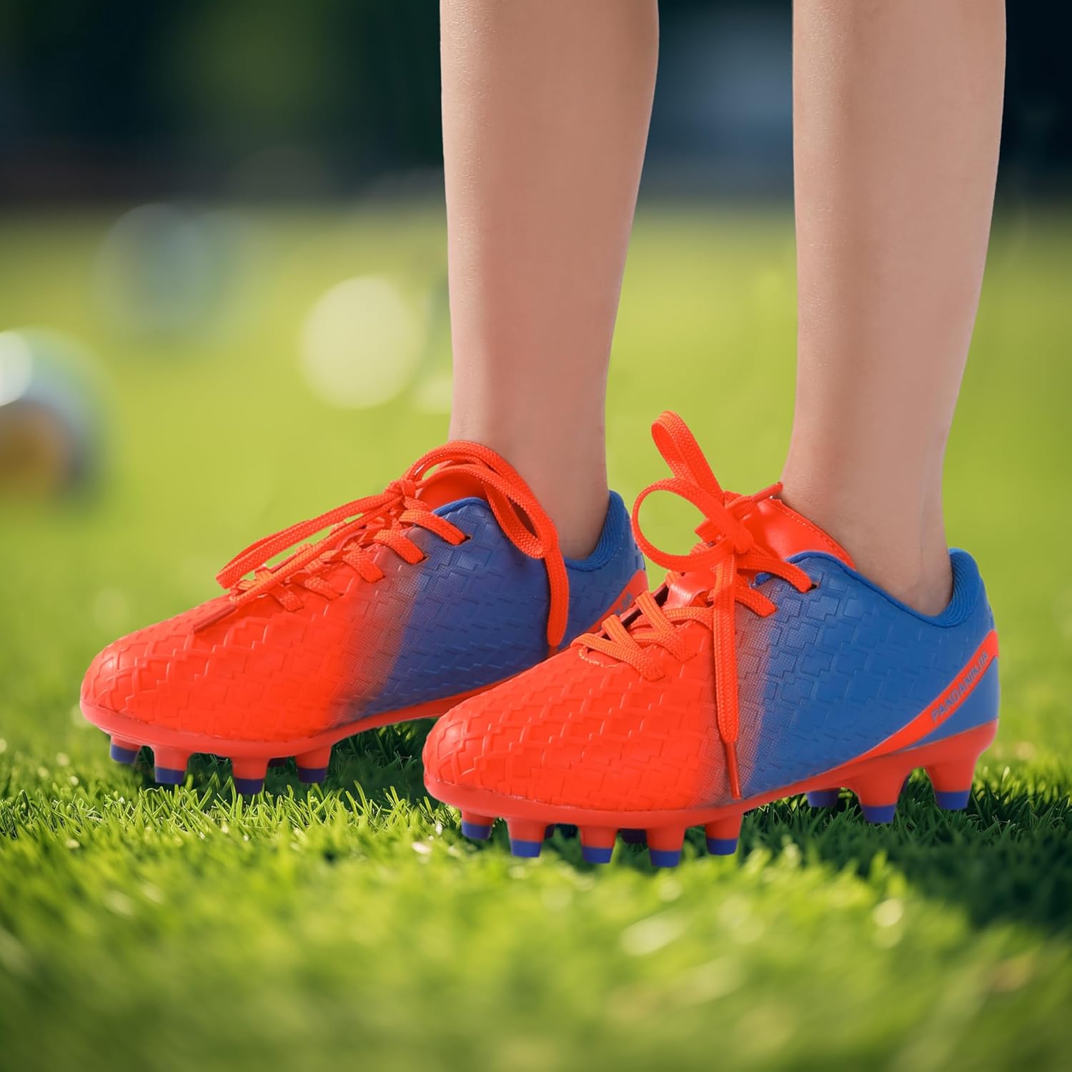 PANDANINJIA ガールズ サッカースパイク アスレチック アウトドア 男の子 キッズ フットボール スパイク リトルビッグキ