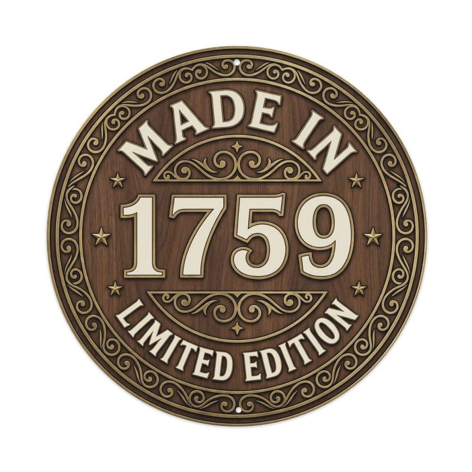 Okahys 8X8inch(20X20cm) Made In 1759 Limited Edition Metal Tin Sign