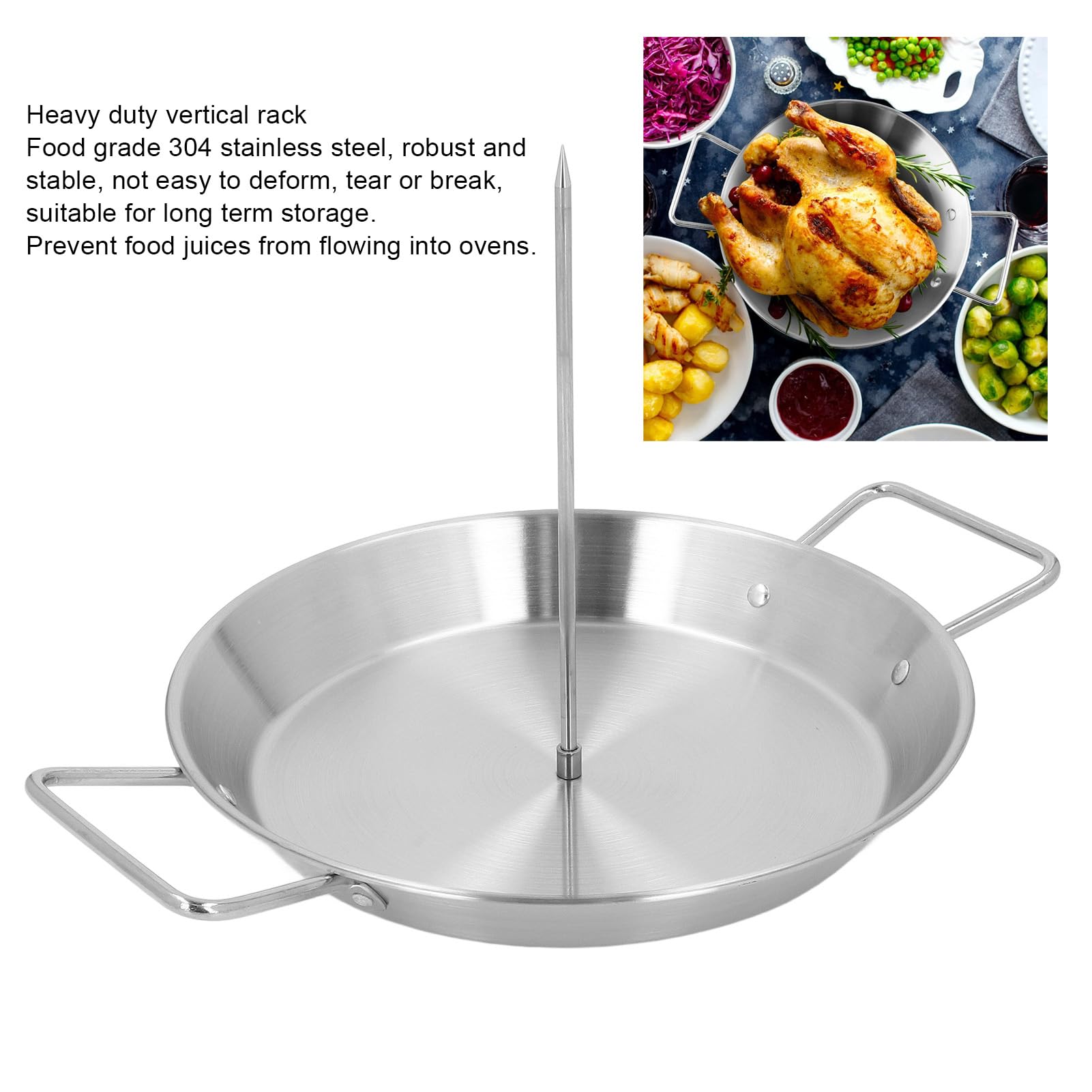 Poêle Gyroscopique Verticale Inox 304 – Broche Al Pastor, Shawarma, Kebab & Barbecue Au Four Ou Grill