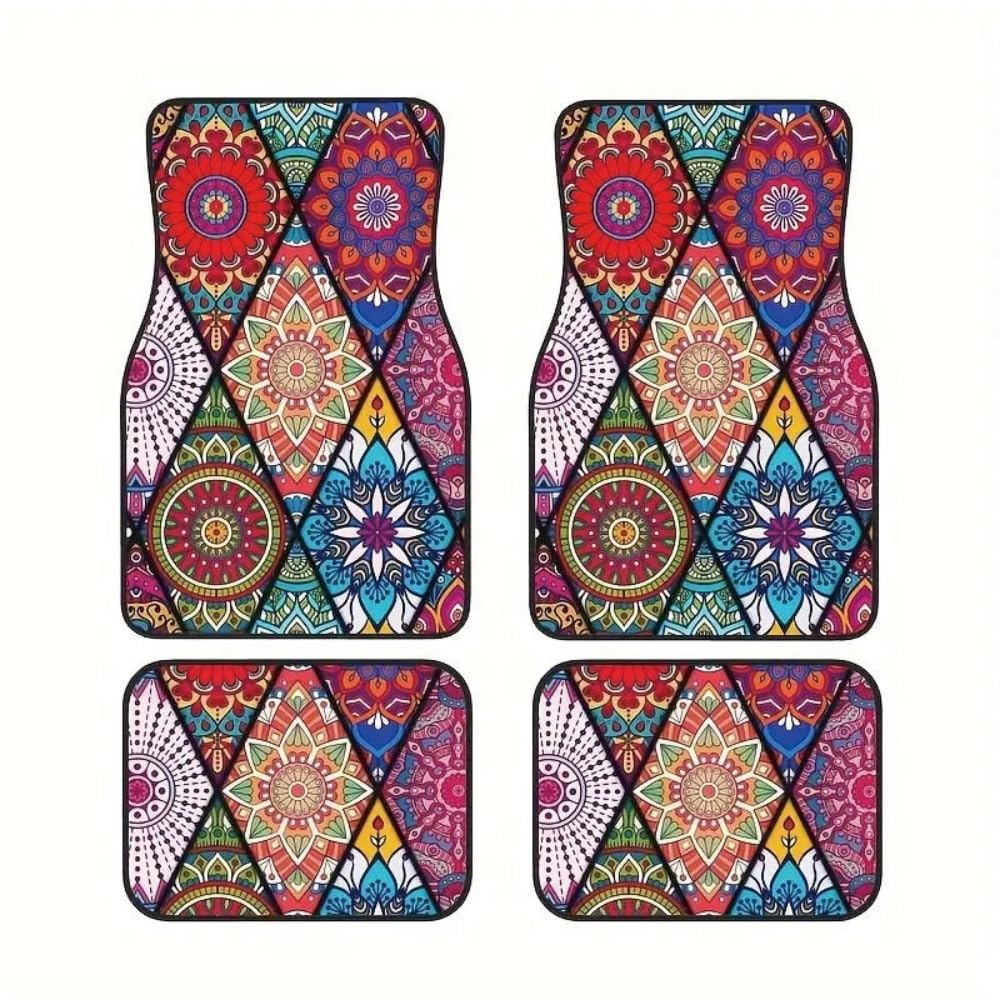 zjxwnb Car Floor Mats, For BYD Atto 3 (2022-2025) Auto Front Rear Row All Weather Waterproof NonSlip Carpet Liners Set Protection Interior,E