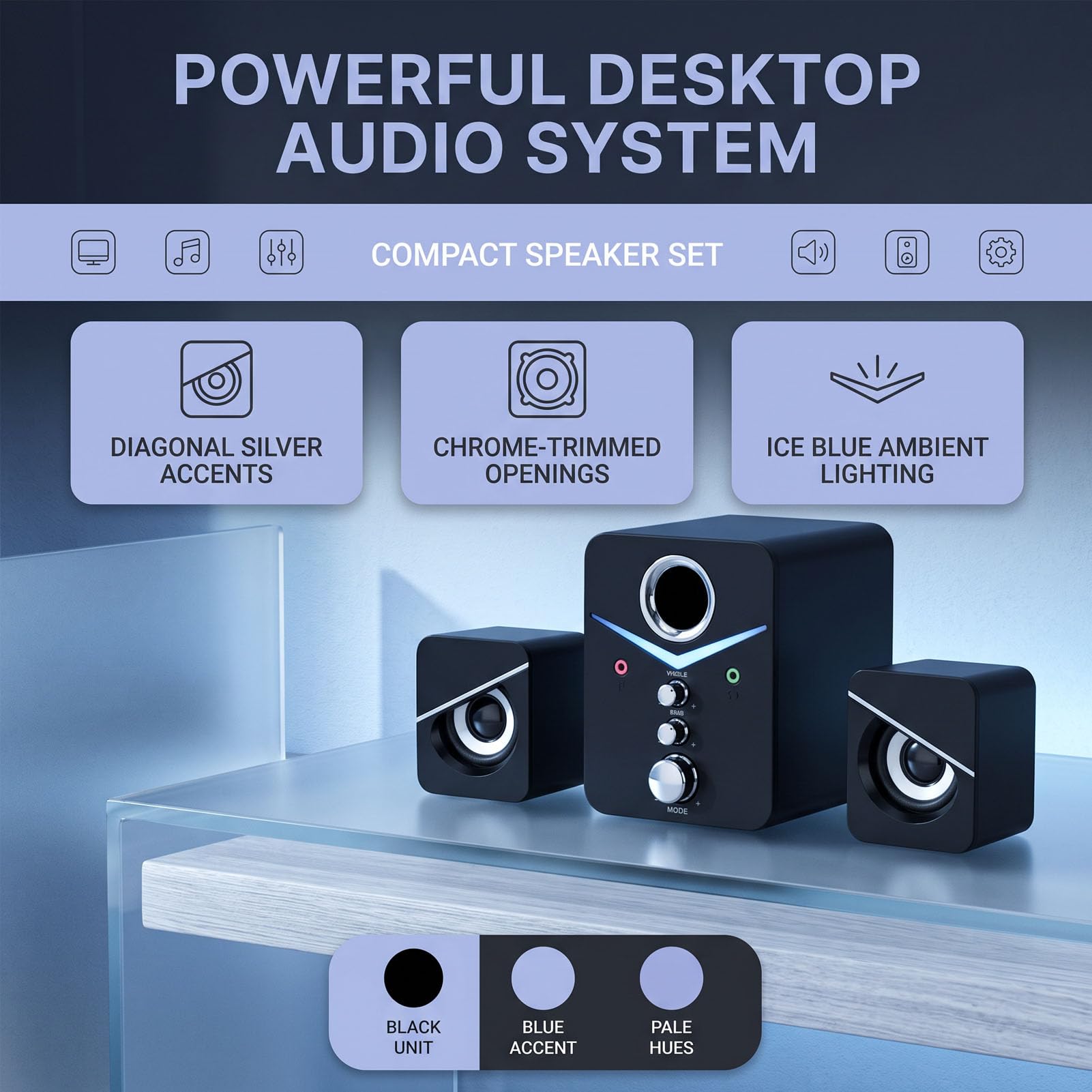 Jectse Altoparlanti per Computer Alimentati Tramite USB con Mic