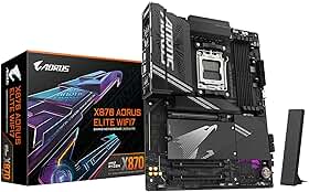 Placa Mãe Gigabyte X870 AORUS ELITE WIFI 7 (AM5/4xDDR5/HDMI/DisplayPort/M.2/USB 4)