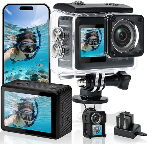 AIKER Camera Sport,Version Pro Camera Vlog Assistance 5k3…