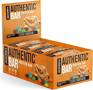 Jacked Factory Authentic Peanut Butter Candy Bars: 16g Whey Protein Isolate & Pure Honey