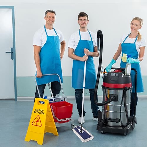 Miniatura 5 de 6 piezas de repuesto de fregona de algodón de 36 pulgadas para el suelo limpiador comercial cabezal de fregona lavable cabezal de repuesto para