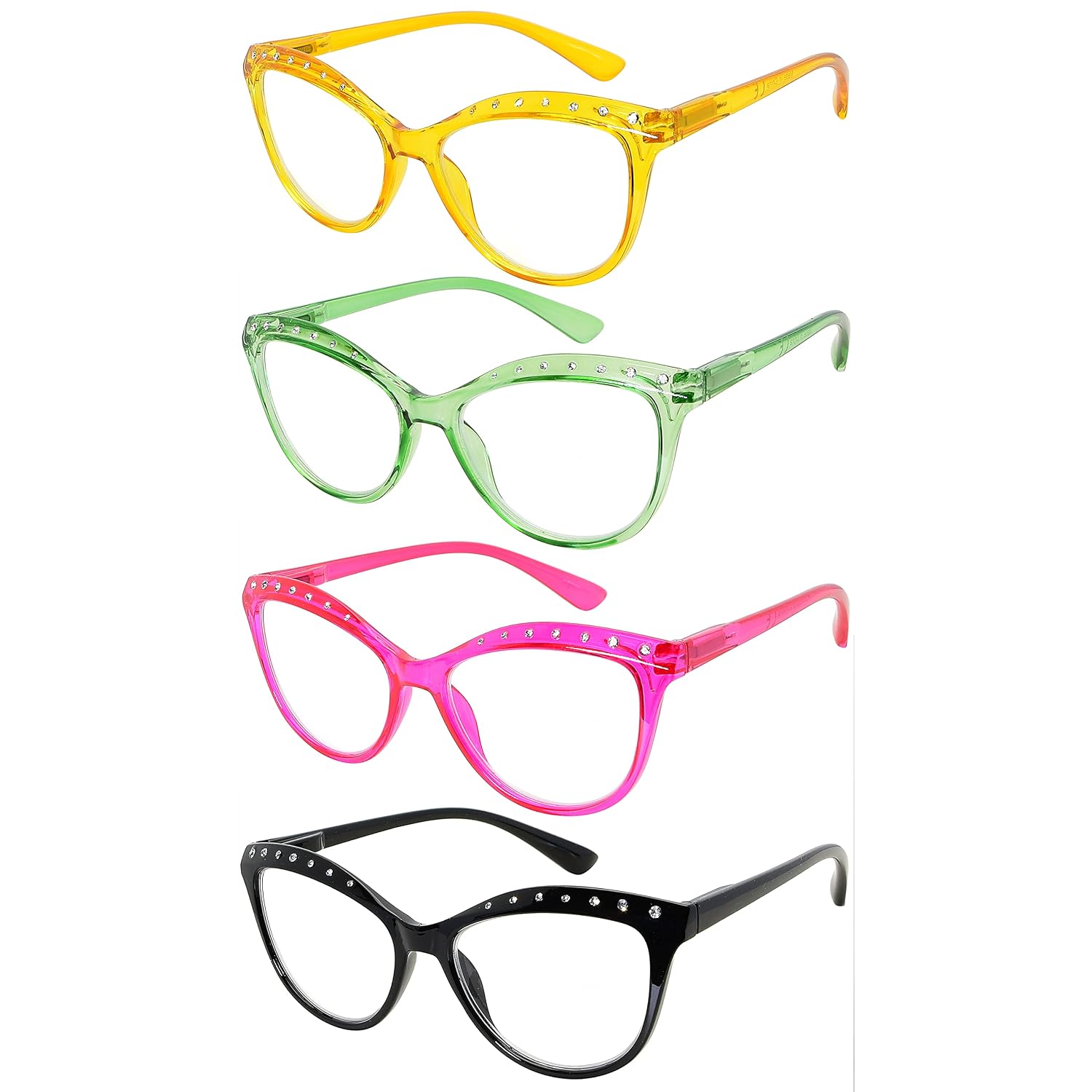 Eyekepper 4-pack Reading Glasses for Women Cat-eye Style Rhinestone Readers - Review, Price and Buying Guide