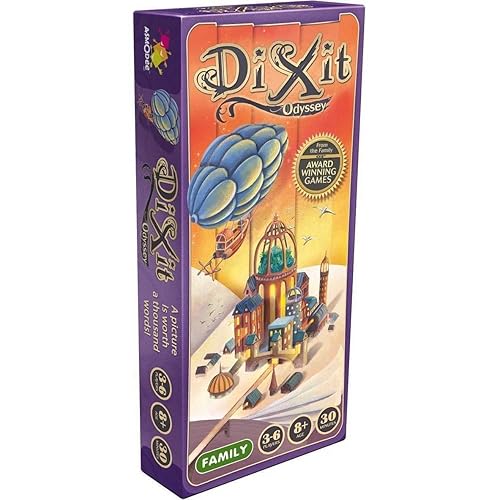 Dixit Odyssey Board Game EXPANSIÓN - Enriquece tu imaginación con 84 nuevas cartas! Juego de narración creativa, divertido juego familiar para niños y adultos, a partir de 8 años, 3-6 jugadores, 30 minutos de juego, fabricado por Libellud
