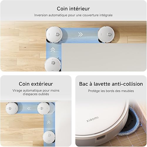 Xiaomi Robot Vacuum S40 Pro, Smart Robotic Vacuum and Mop, Auto-Extending Side Brushes, 15000Pa Suction, Hard Floor & Carpet, Remote Control via App - 2
