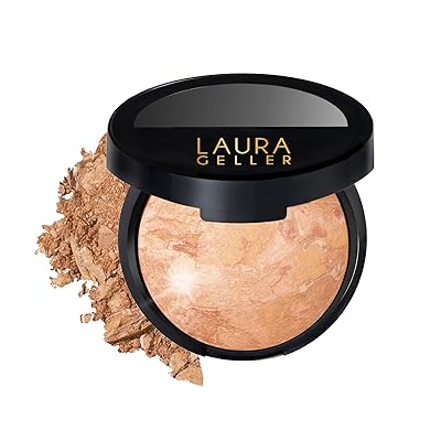LAURA GELLER NEW YORK Baked Balance-N-Glow Illuminating Foundation - Fair - Buildable Sheer to Light Coverage - Satin Finish