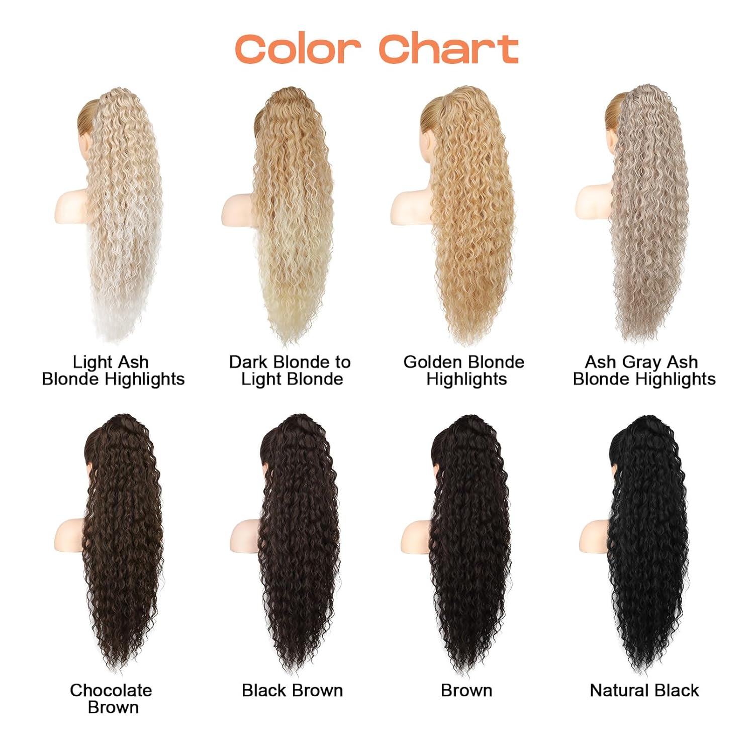 SEIKEA Black Ponytail Extension, 36" Long Lightweight Full Natural Curly Drawstring Ponytail Fake Pony Tail Multi Layered Soft Clip in Hair Extensions Ponytail Synthetic Hairpiece for Women
