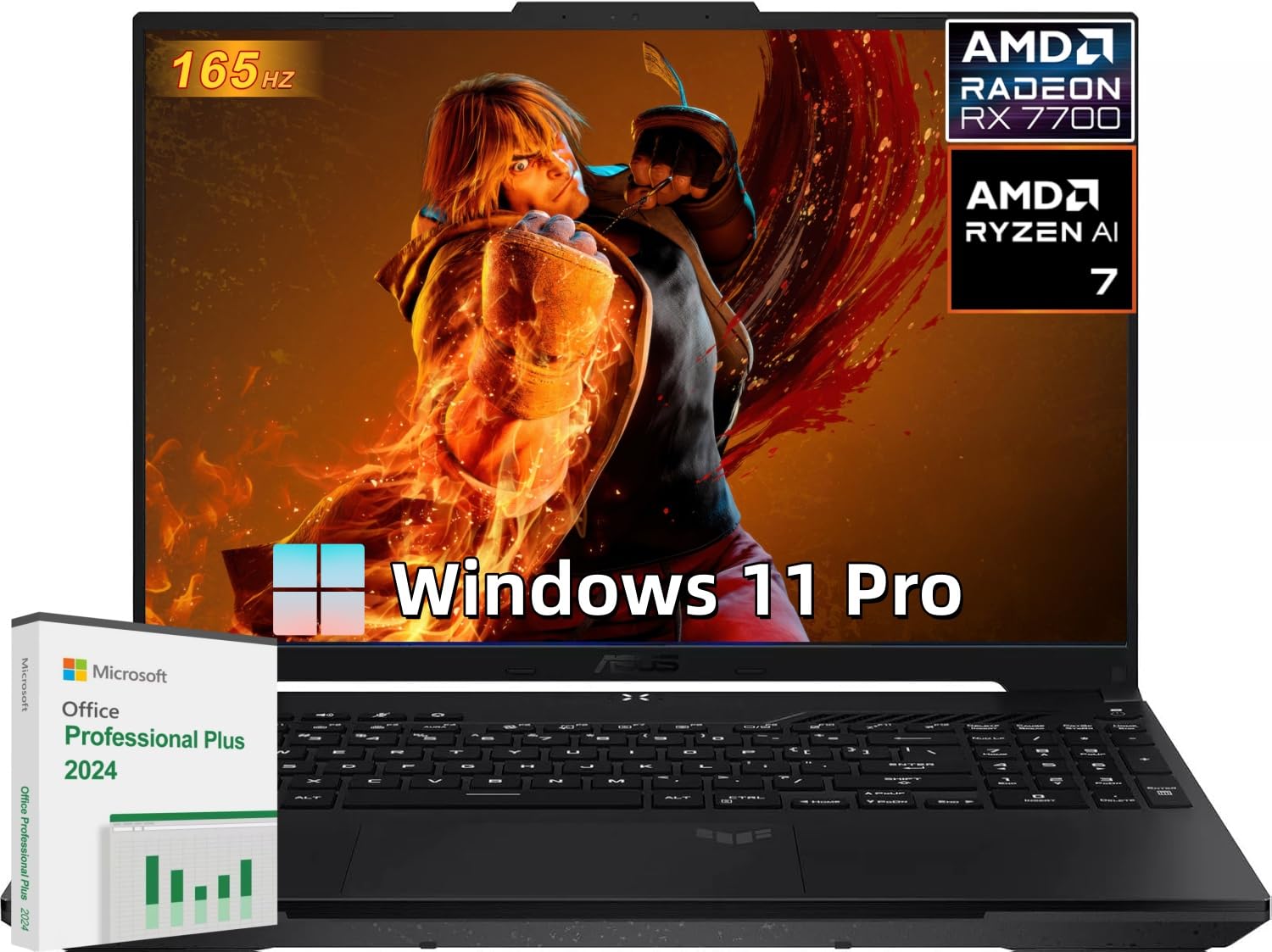 ASUS Laptop para jogos TUF A16, processador Ryzen 7 7735 HS, GPU