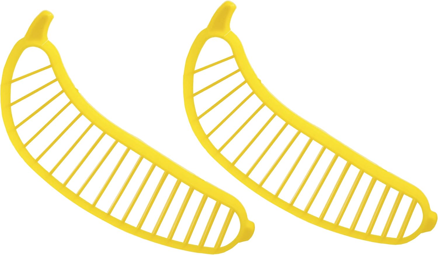 Easy Bananas Slicer Pack of 2 Plastic Banana Cutter Kitchen Gadget