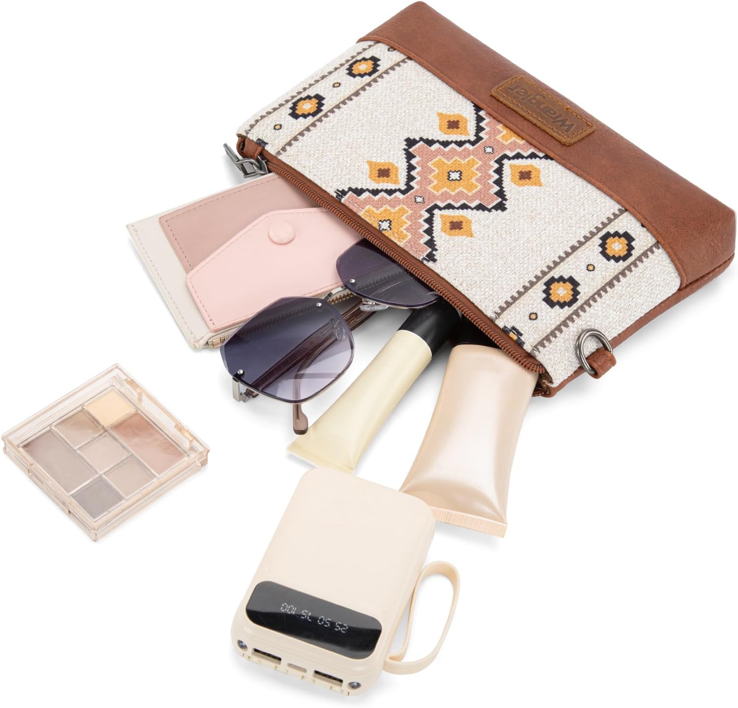 Wrangler Wristlet Wallet for Women Large Boho Clutch Purse Western Wallet Handbags for Travel,Gift - Image 5