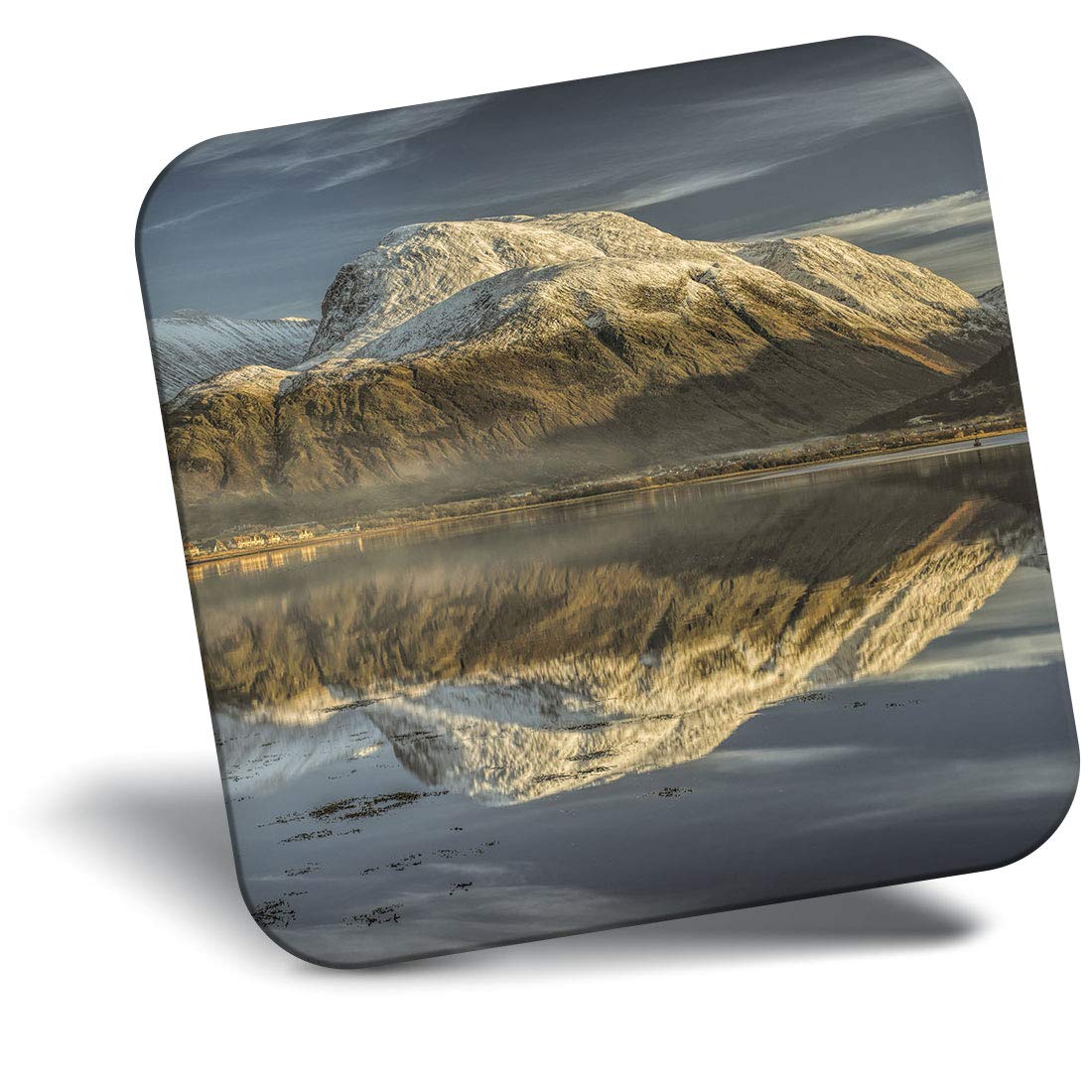 Destination Vinyl Ltd Fridge Magnet - Ben Nevis Mountain Scotland 15662