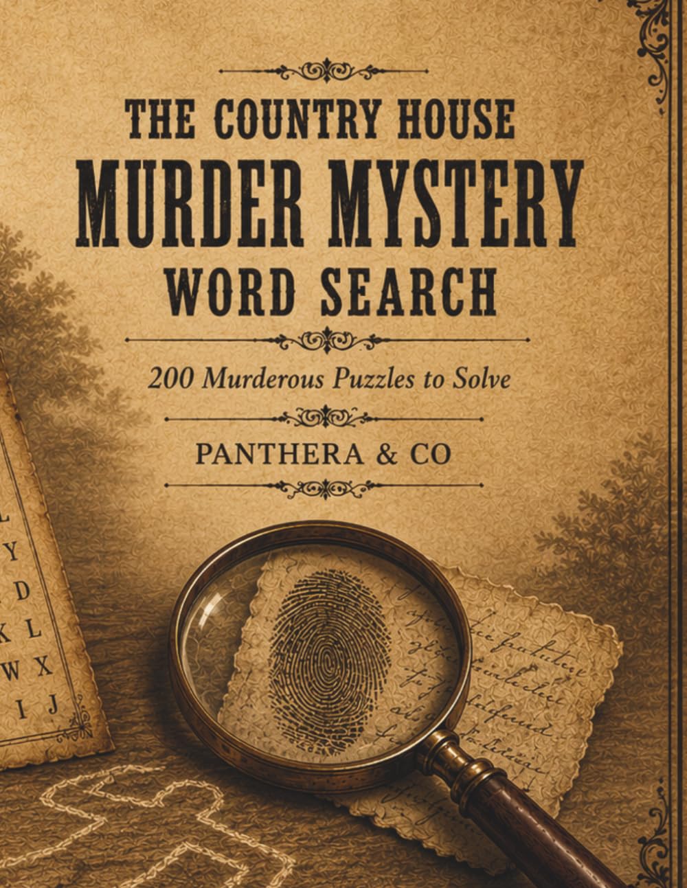 The Country House Murder Mystery Word Search: A Challenging Mystery Word Search Puzzle Book for Adults & Teens