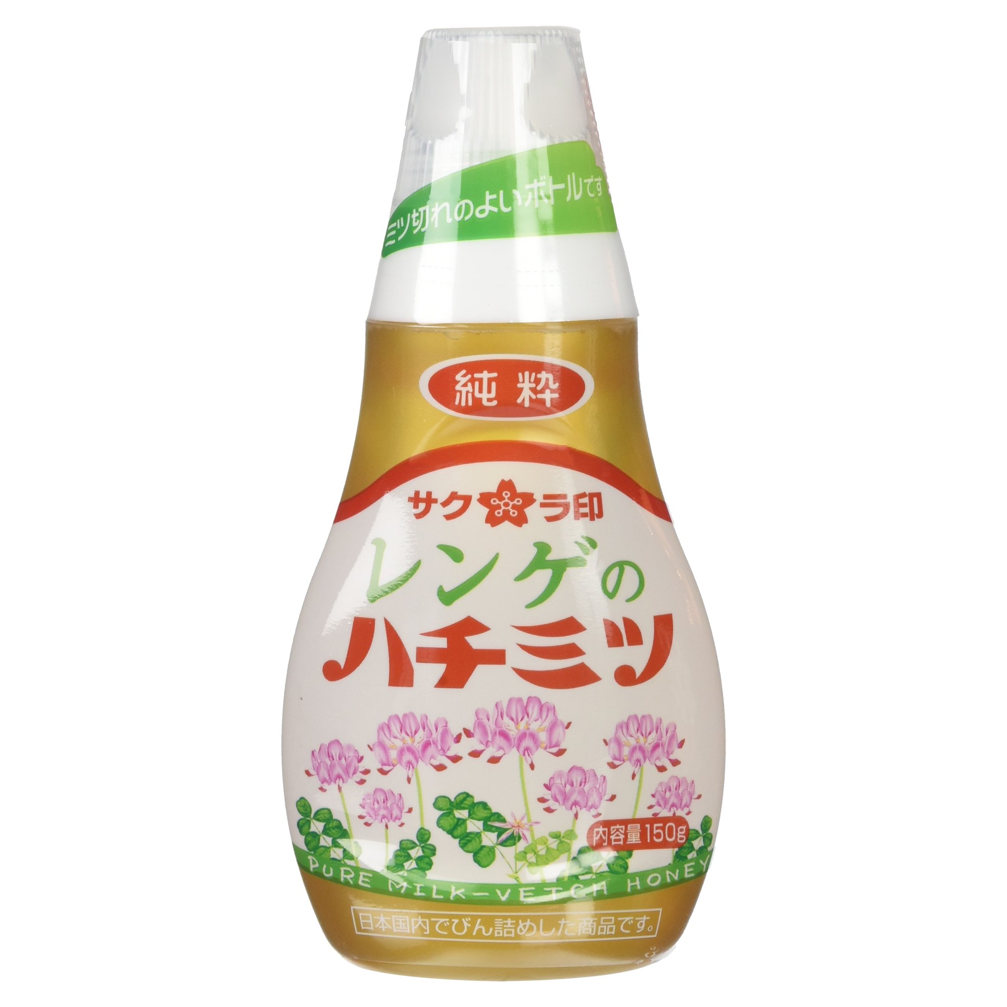 Amazon | サクラ印 純粋レンゲのハチミツ 150g | サクラ印はちみつ